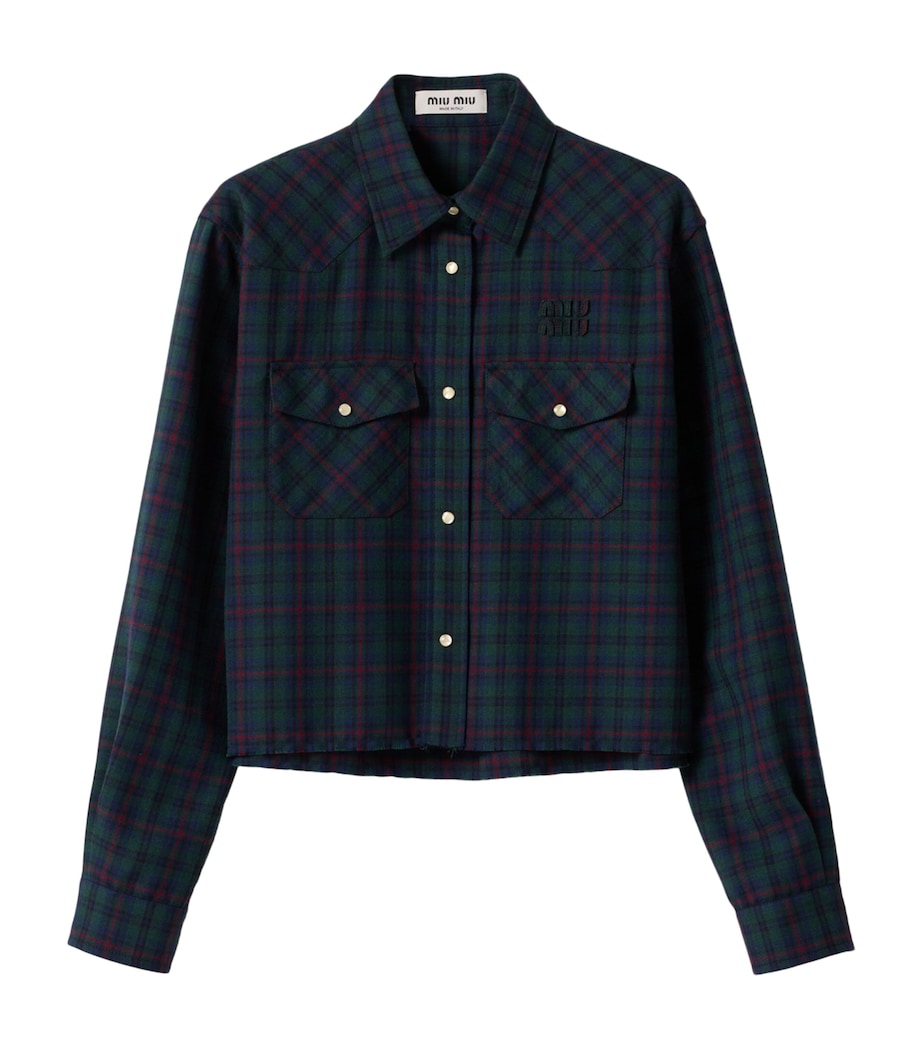 Fleece Plaid Shirt F0D3Z Image 1