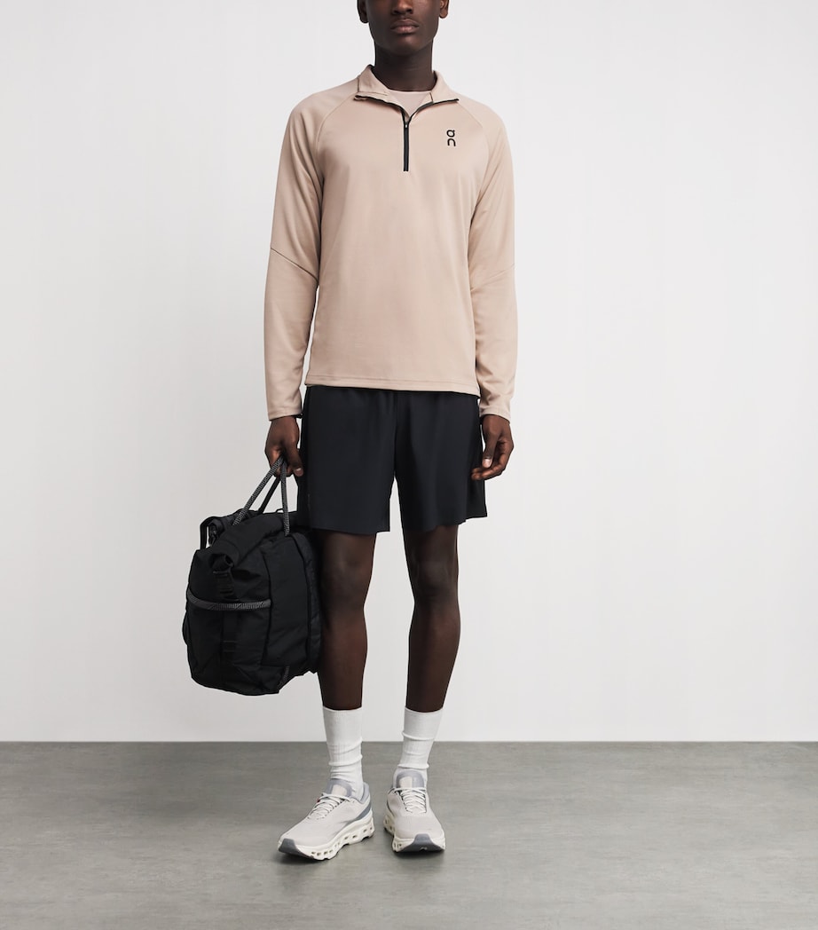 On Mens Climate Zip-Up Long-Sleeve T-Shirt Desert Image 2