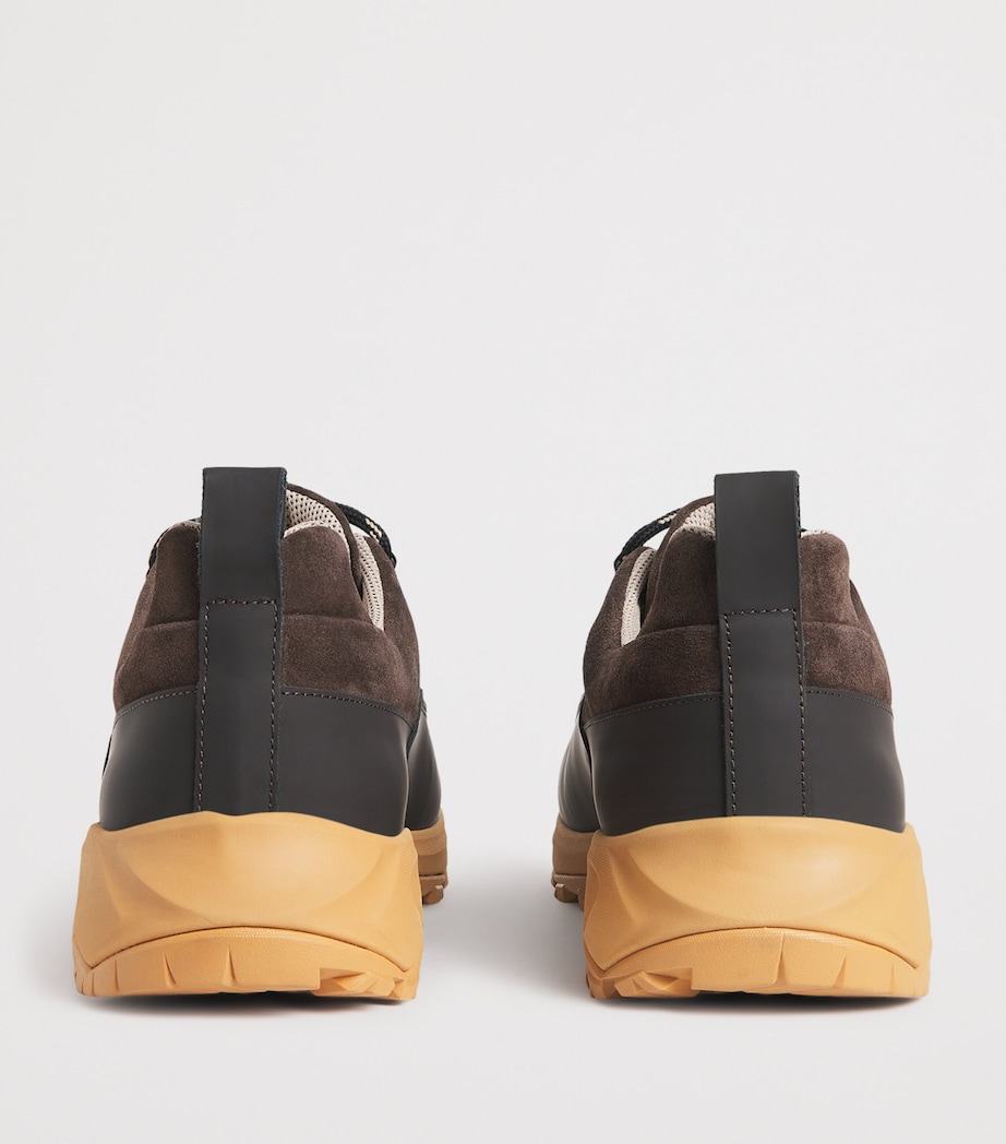 Leather-Suede Sneakers CACAO E CACAO Image 4