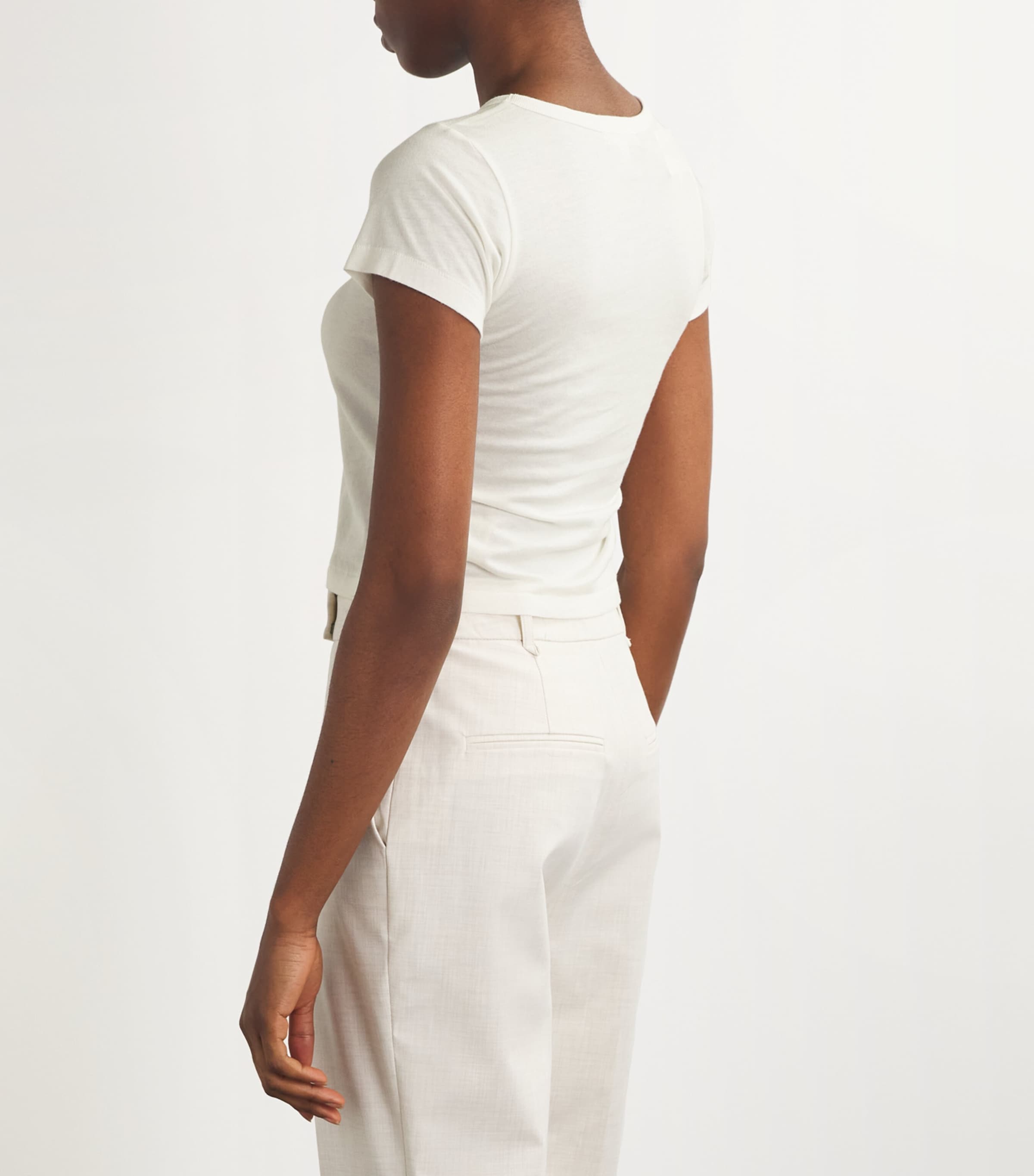 Cotton-Modal Baby T-Shirt IVORY Image 4