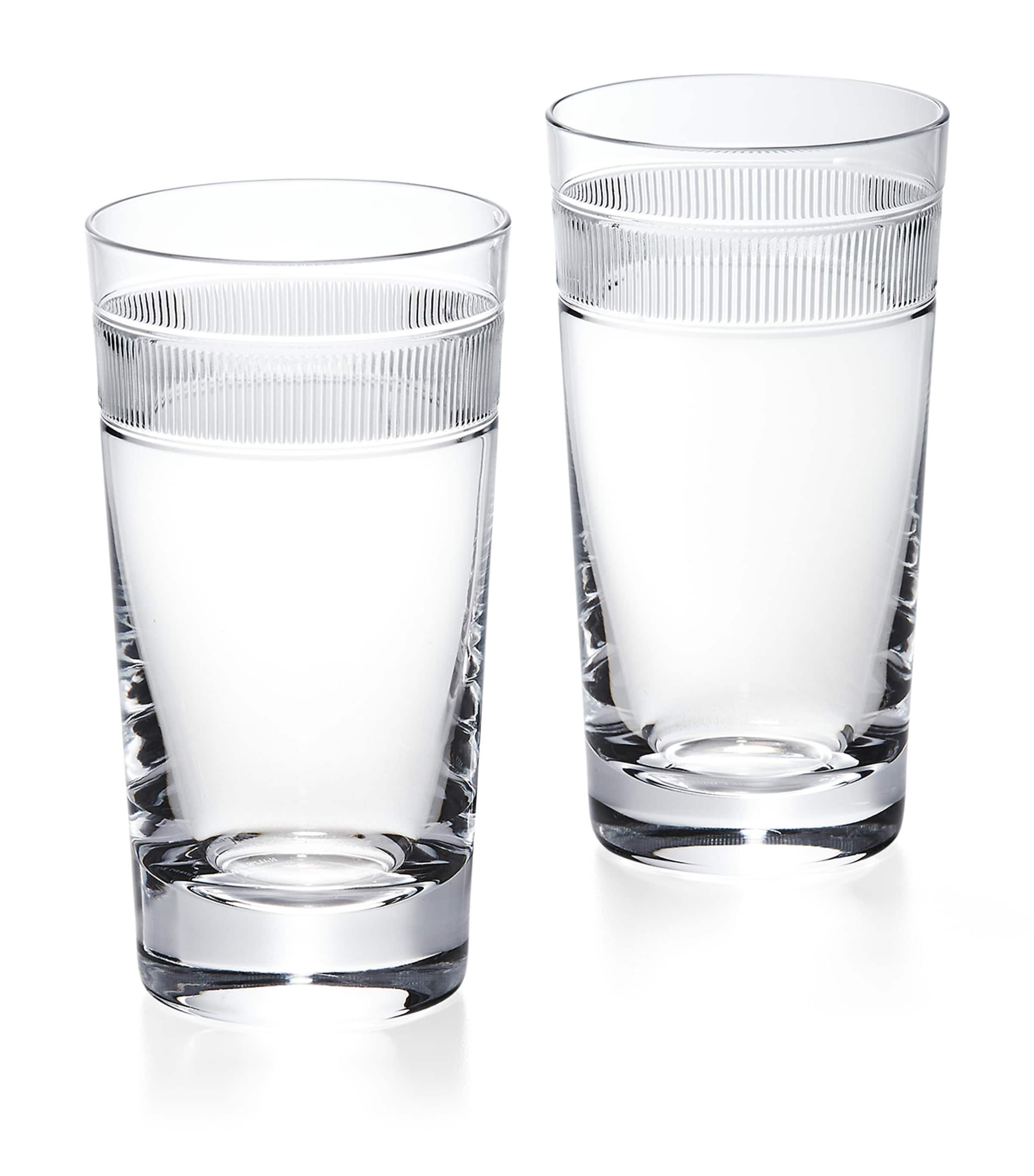 Shop Ralph Lauren Set Of 2 Langley Highball Tumblers In Clear