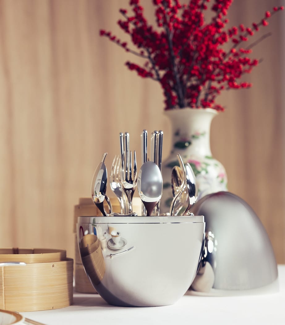 Mood Asia 24-Piece Flatware Set SILVER Image 5