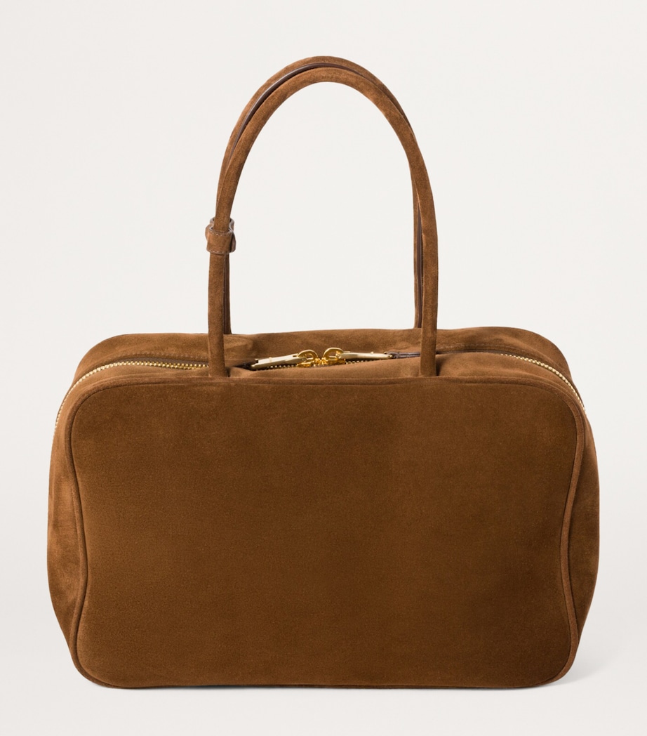 Suede Beau Top-Handle Bag F0324 Image 3