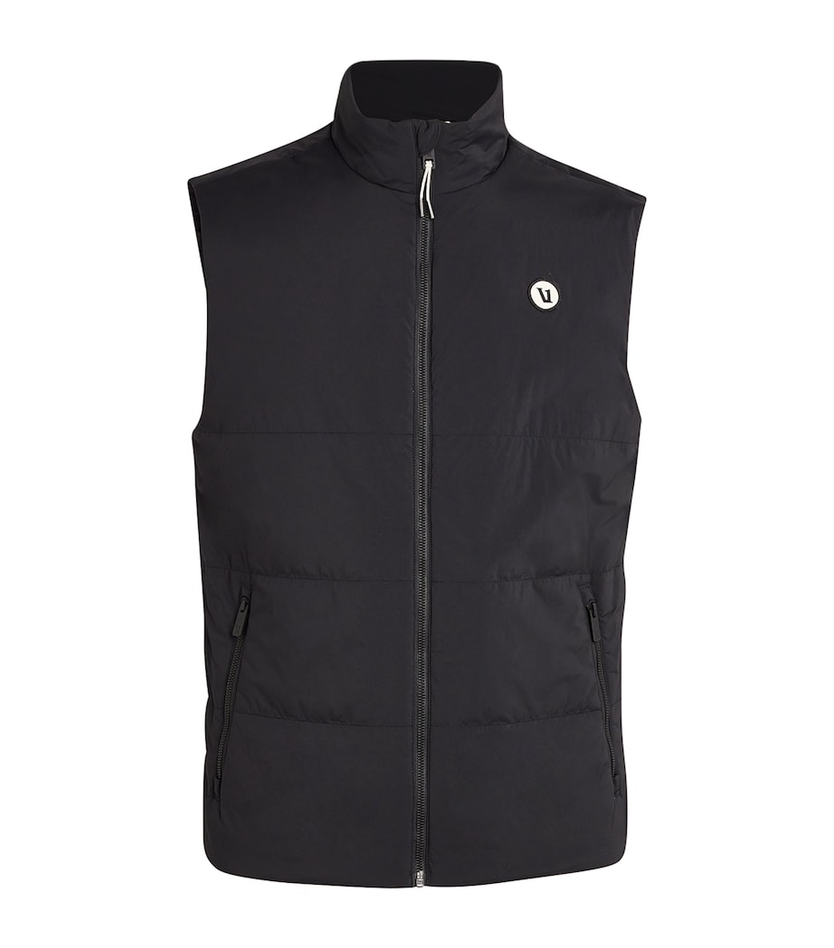 VUORI Mens Echo Gilet Black Blk Image 1