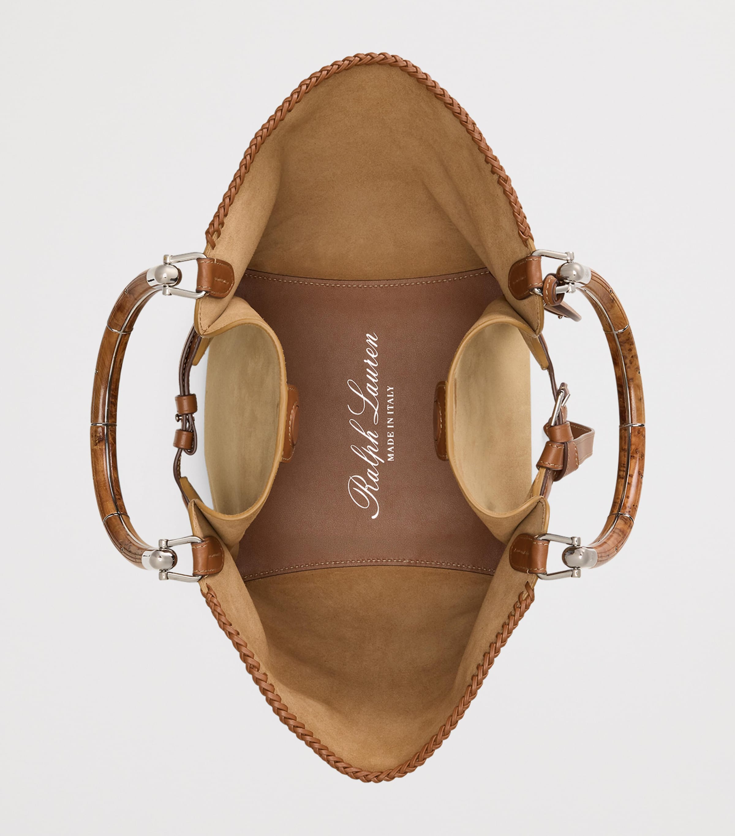 Suede The Ralph Tote Bag DARK TAN Image 3