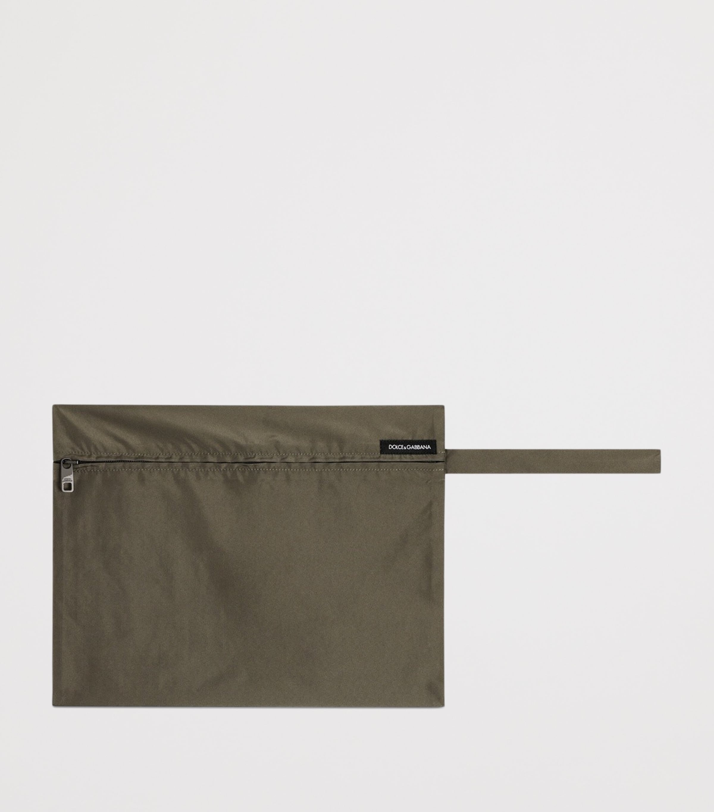 Dolce&Gabbana Mens Mid-Length Logo Swim Shorts Grey Green Image 3