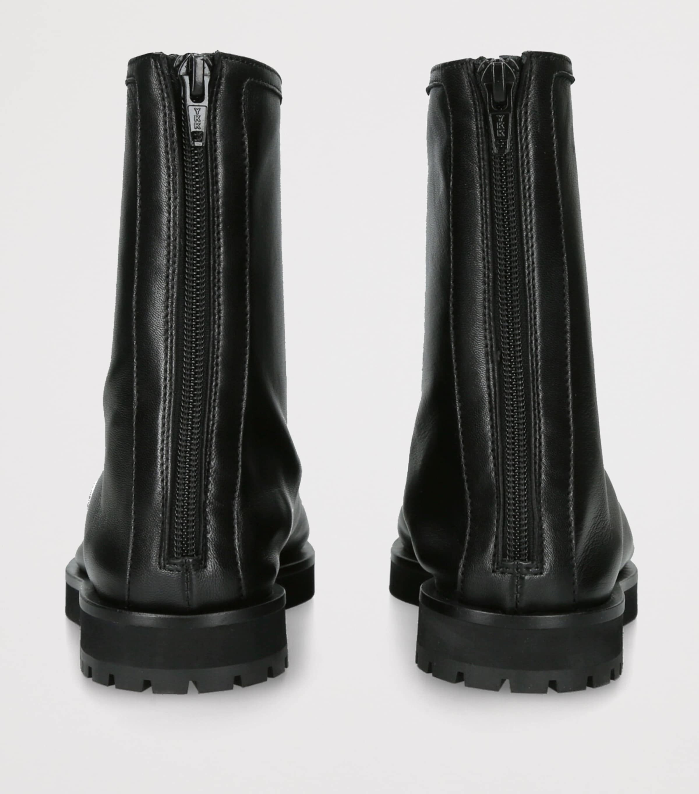 Dear Frances Leather Joss Ankle Boots Black Image 2
