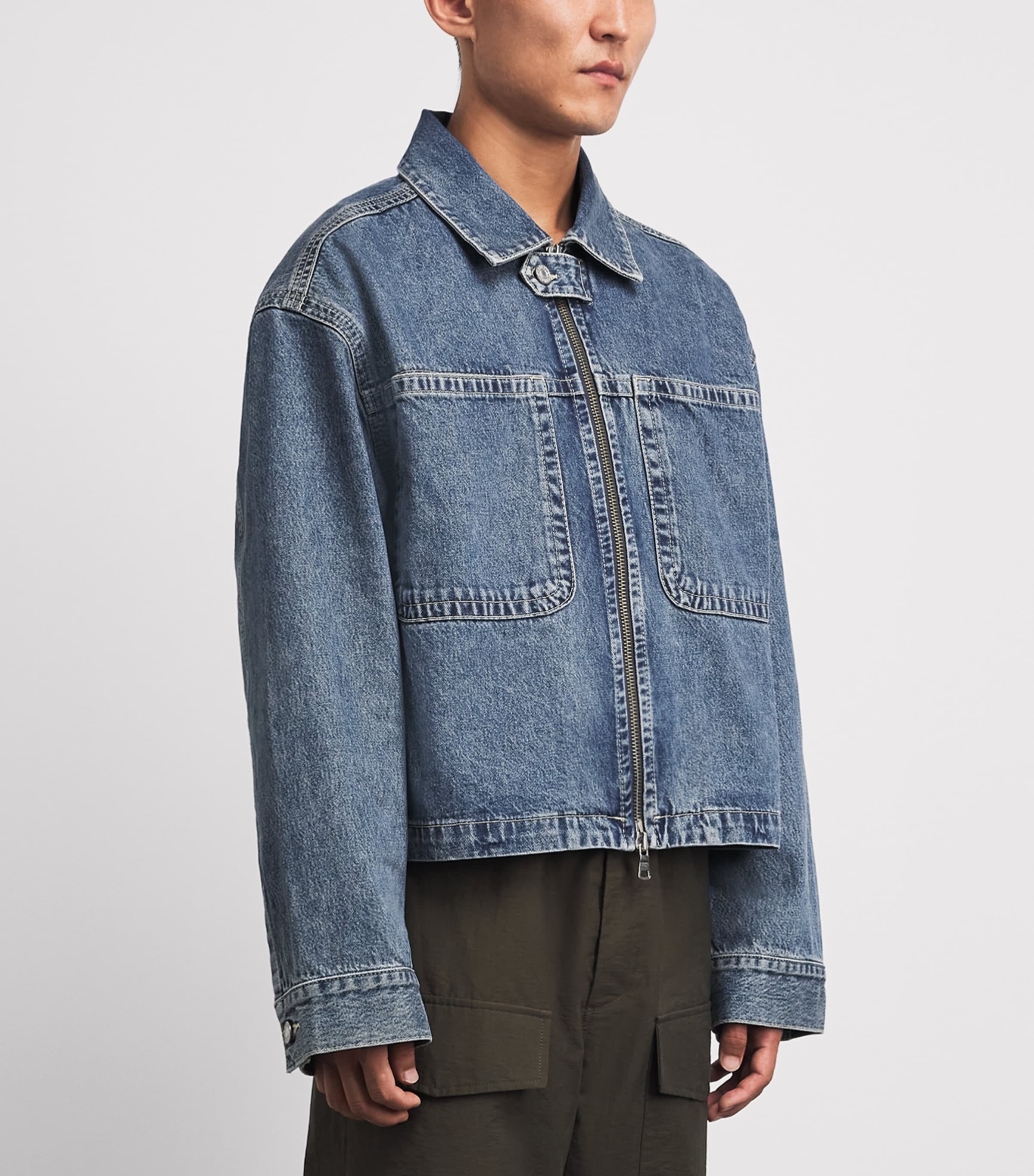 AGOLDE Mens Croydon Denim Jacket Auto Image 4