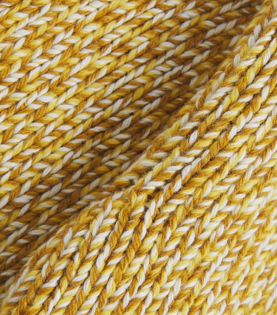 Il Gufo Wool-Blend Crew-Neck Sweater (2-12 Years) Crocus Yellow Image 3