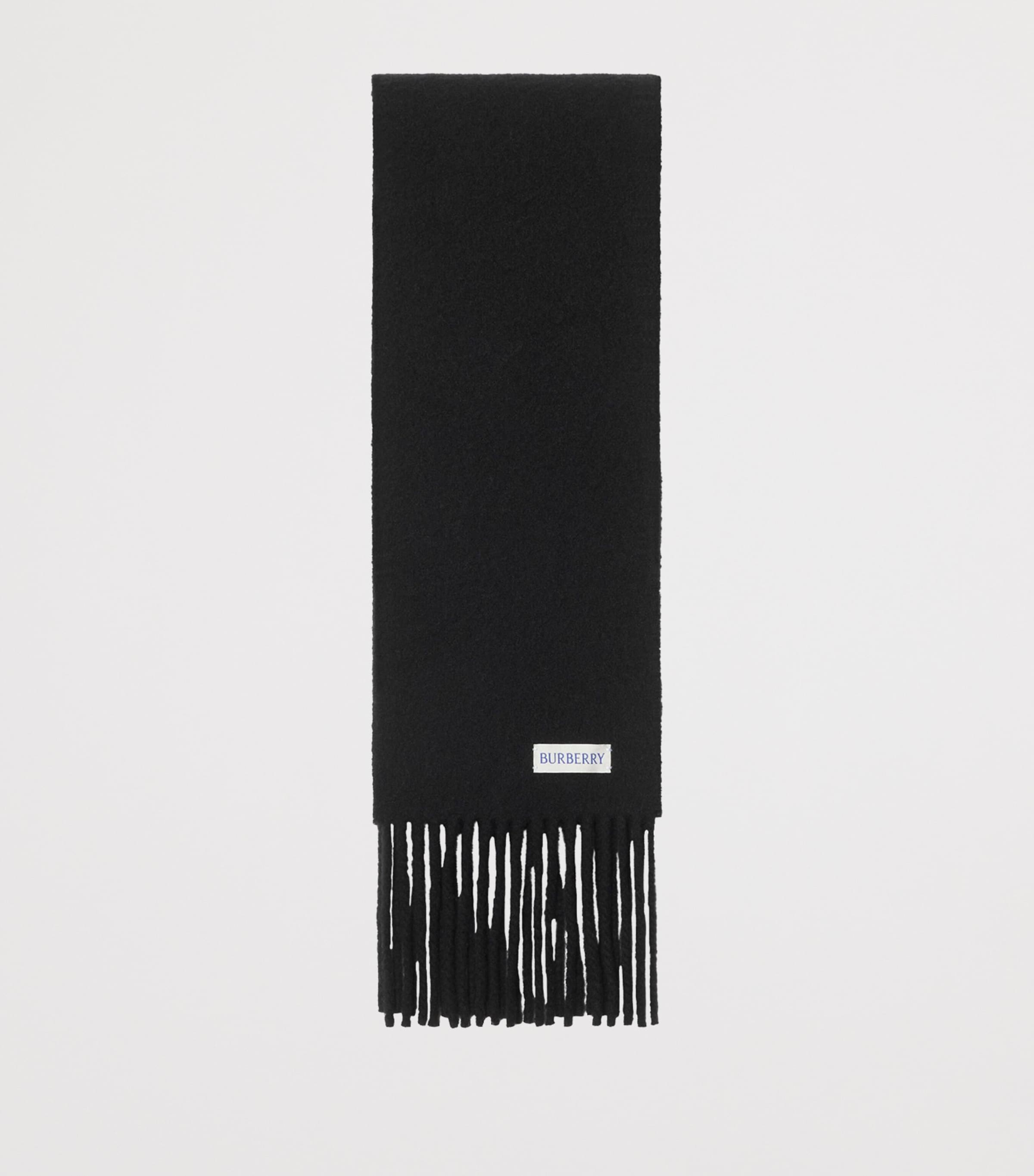Burberry Cashmere Check Scarf Black/sand Image 2