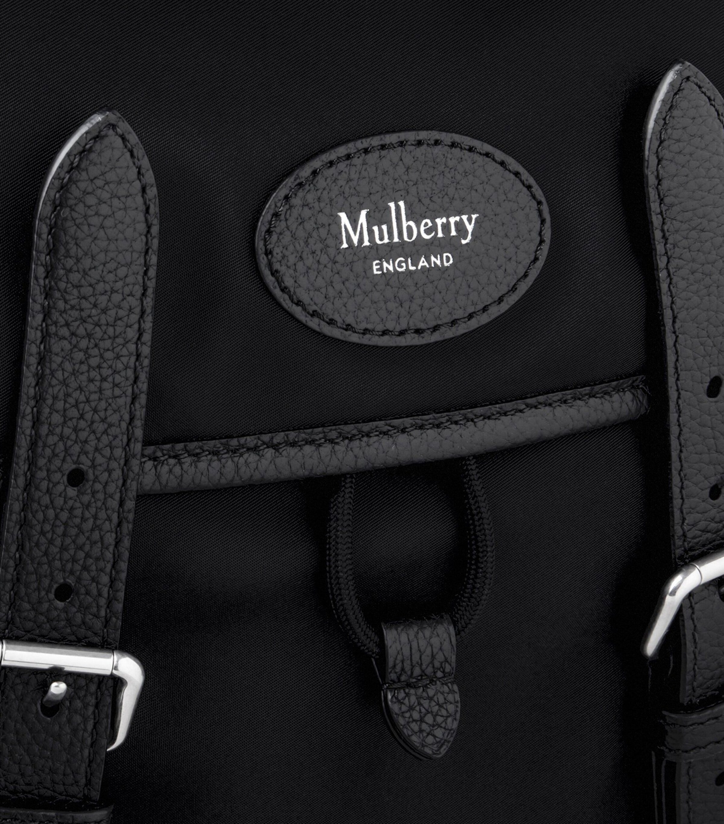 Mini Nylon Heritage Backpack BLACK Image 5