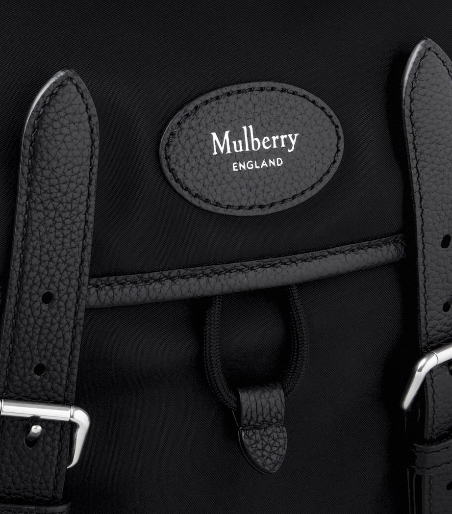 Mini Nylon Heritage Backpack BLACK Image 5