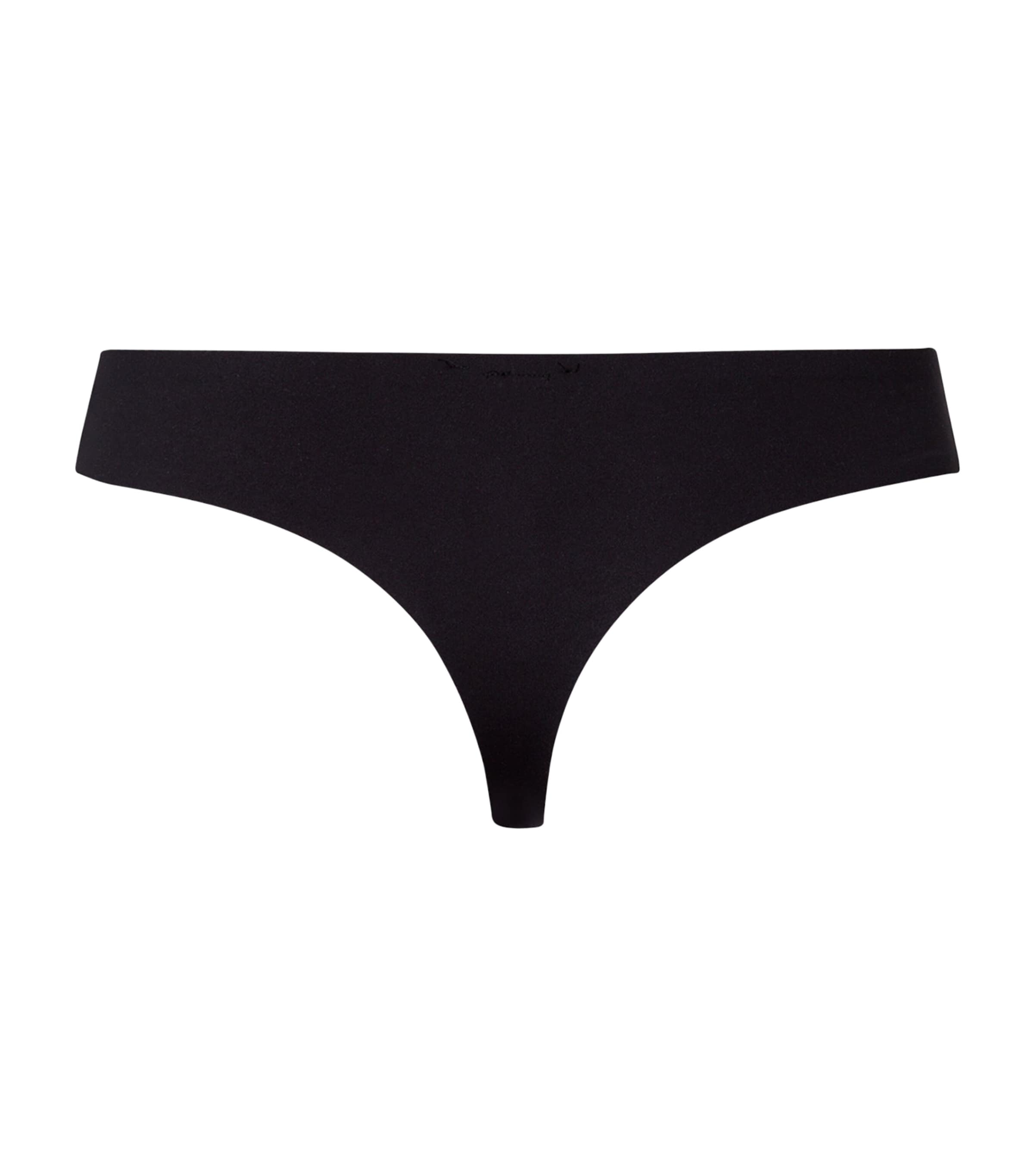 Hanro Womens Invisible Touch Thong Black Image 2