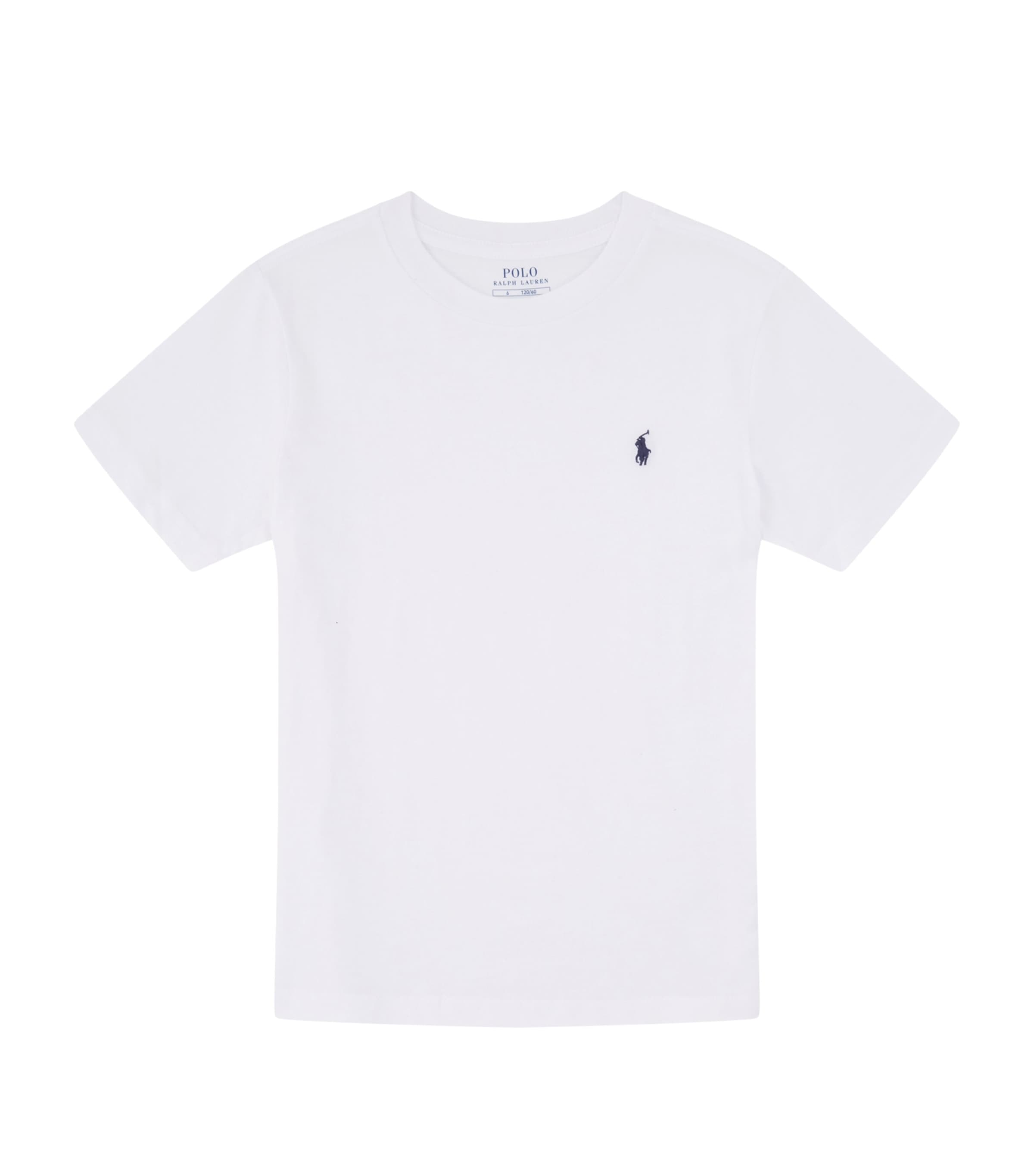 Shop Ralph Lauren Logo Embroidered T-shirt In White