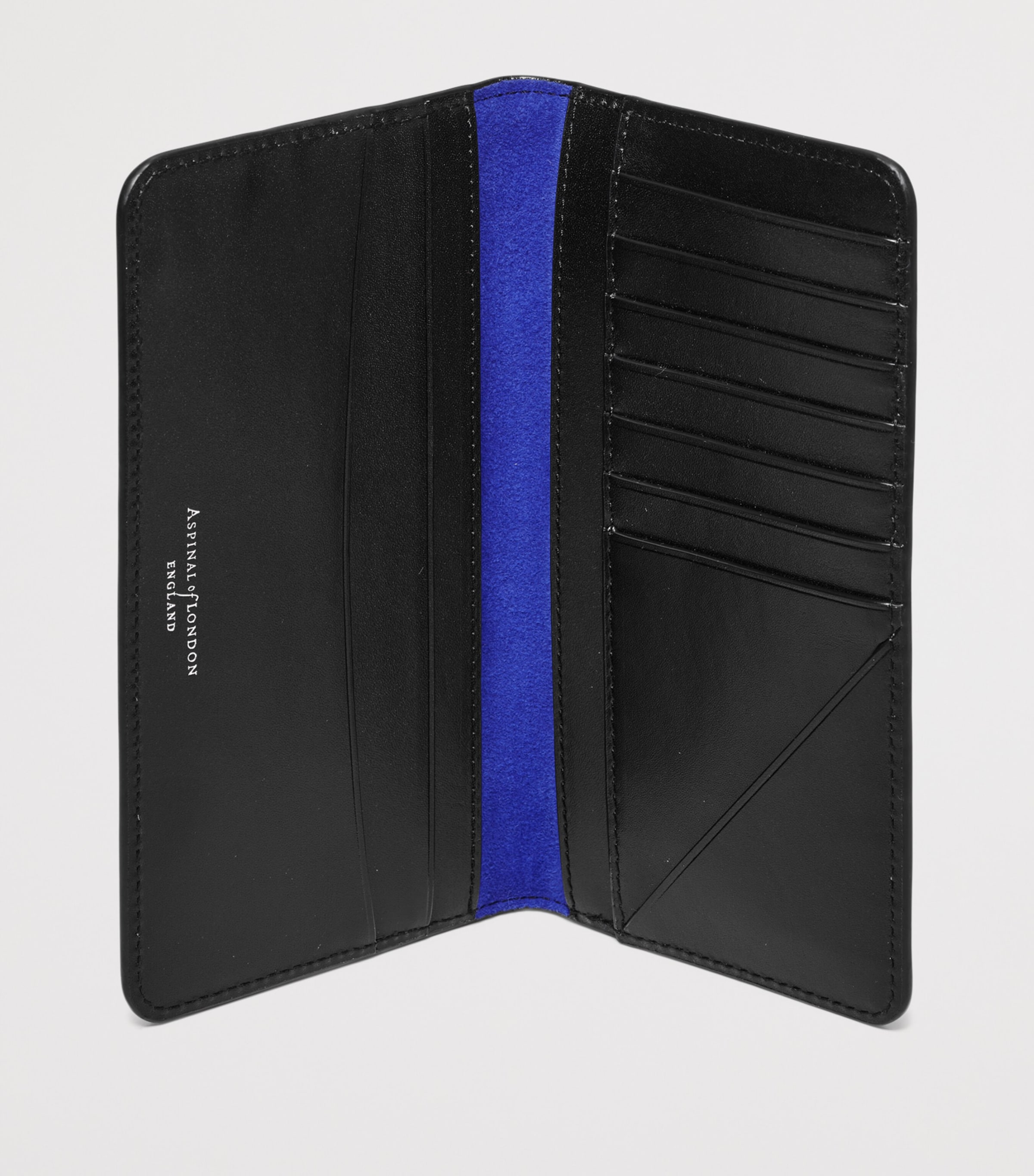 Aspinal Of London Leather Long Wallet Black Image 3
