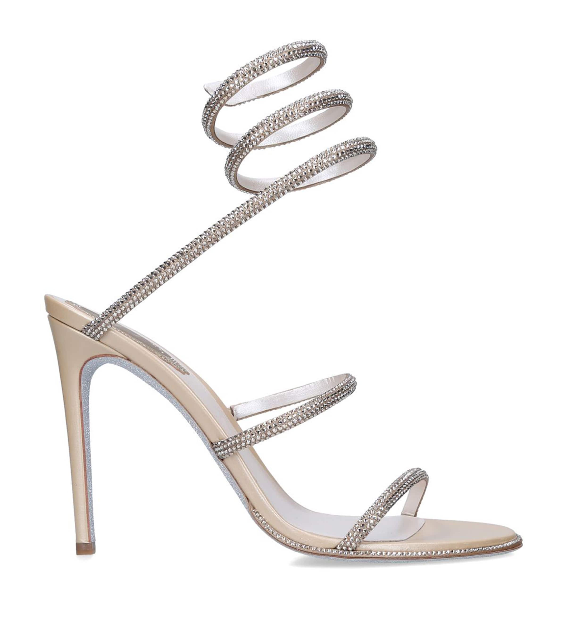 René Caovilla Embellished Cleo Sandals 105 | Women Shoes | Heels | Sandals | Designers | René Caovilla