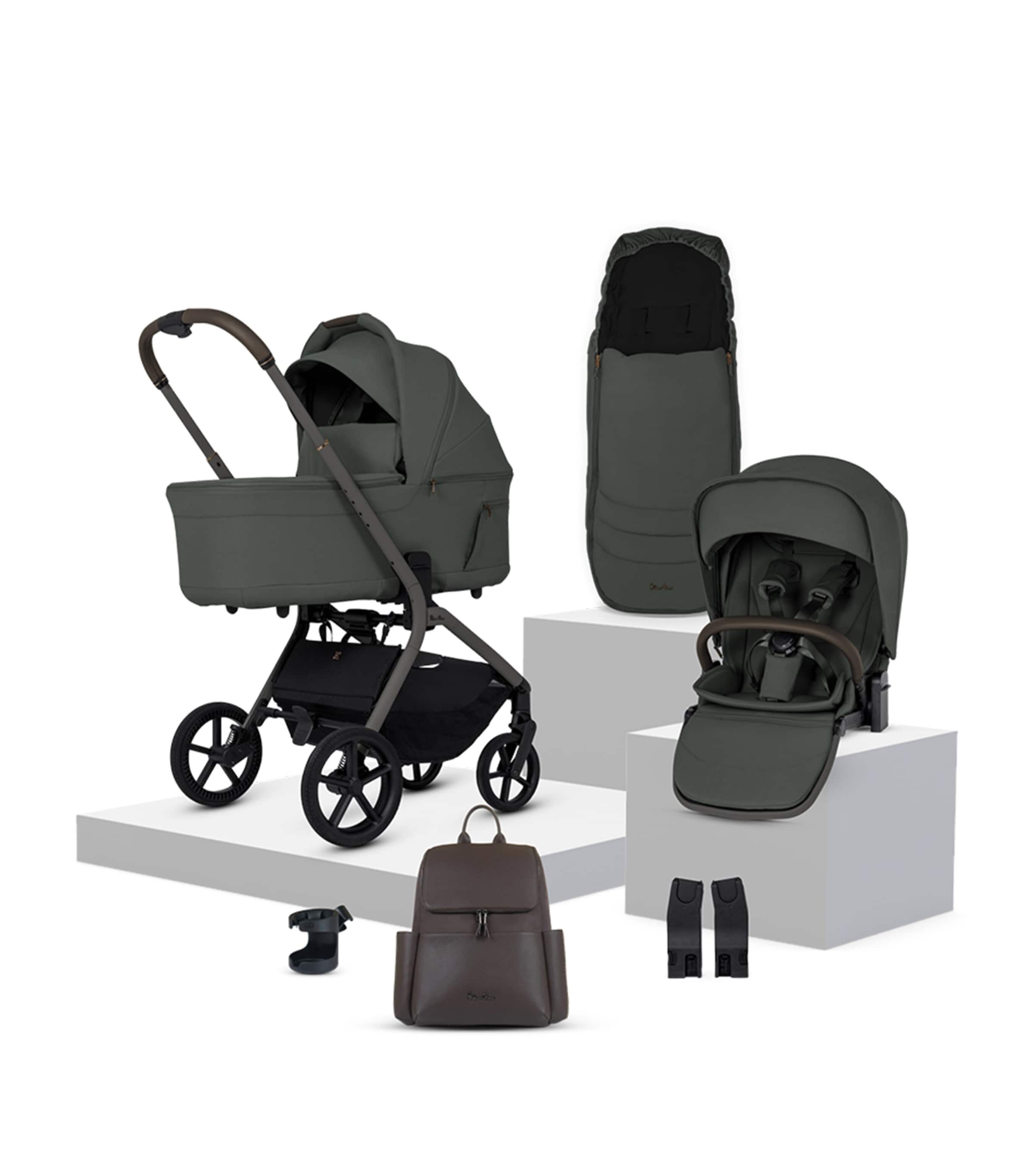 Silver Cross Breez Stroller Pewter Image 1