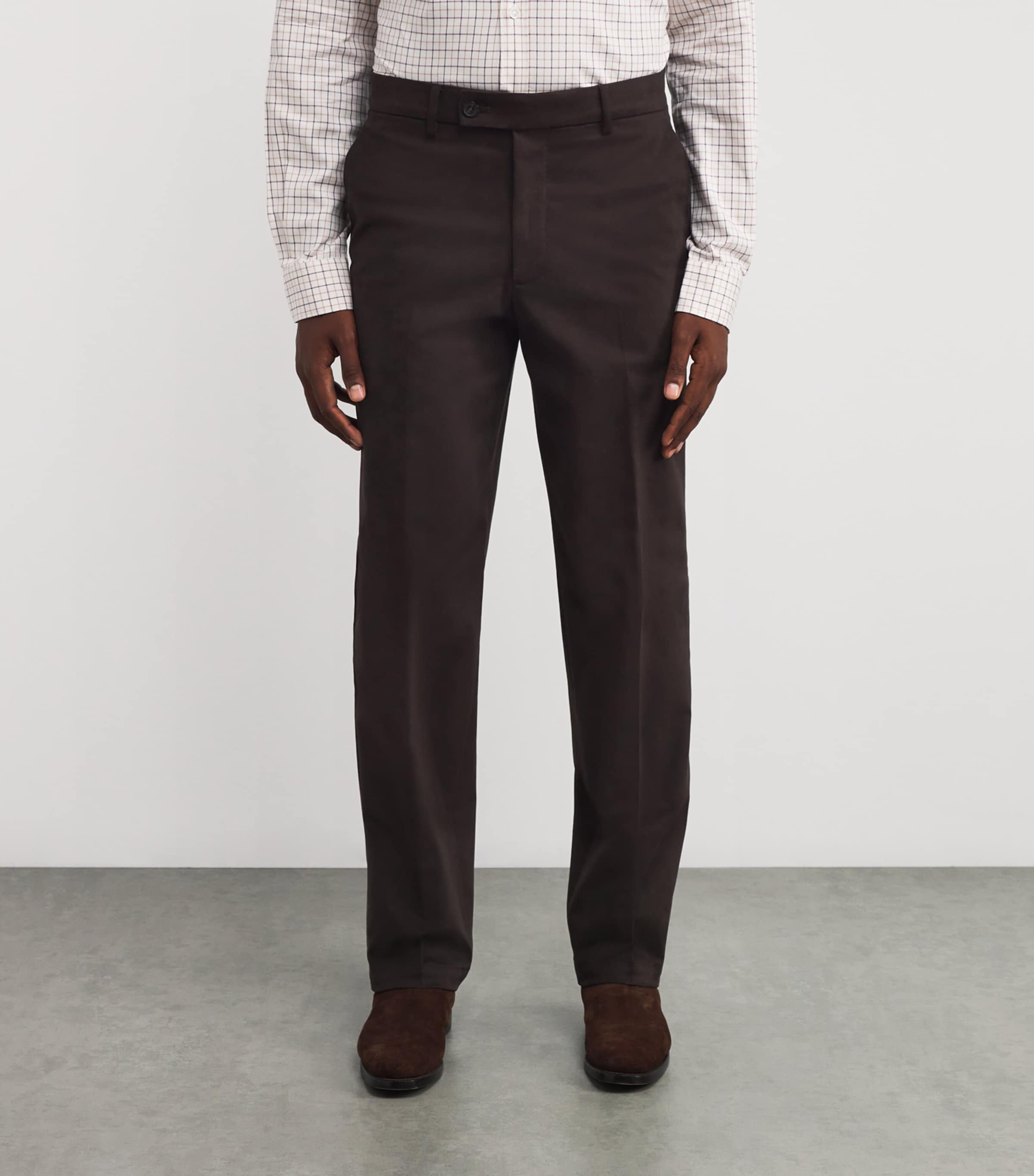 Cotton Trousers WALNUT Image 3