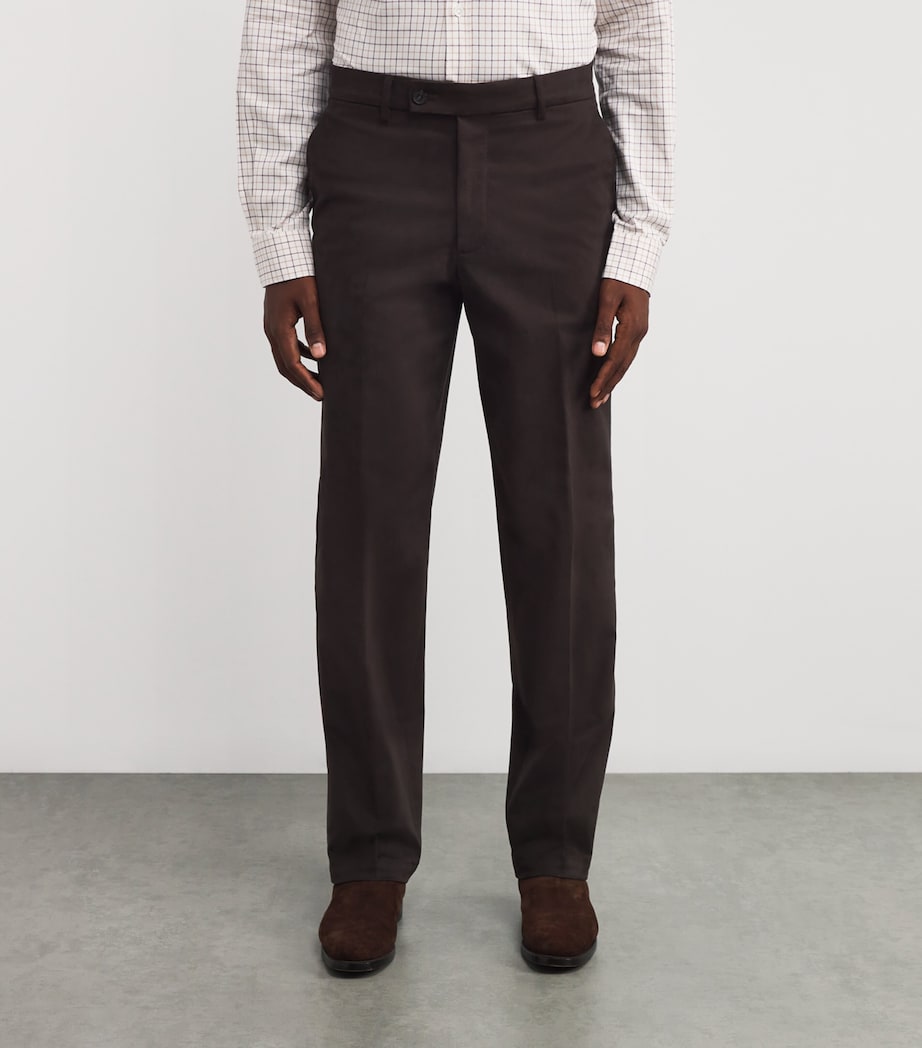 Cotton Trousers WALNUT Image 3