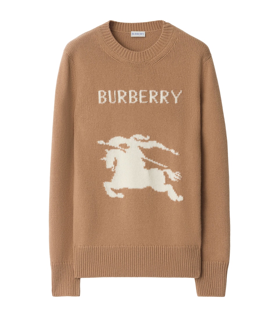 Wool-Cashmere Logo Sweater
