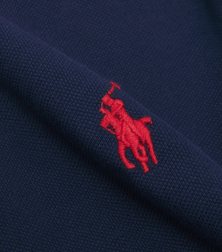 Cotton Mesh Slim-Fit Polo Shirt NEWPORT NAVY Image 5