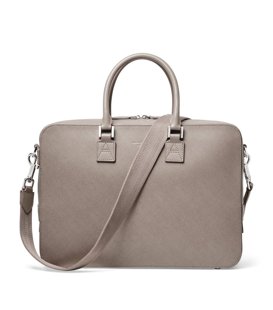 Leather Mount Street Laptop Briefcase Bag - Image 1