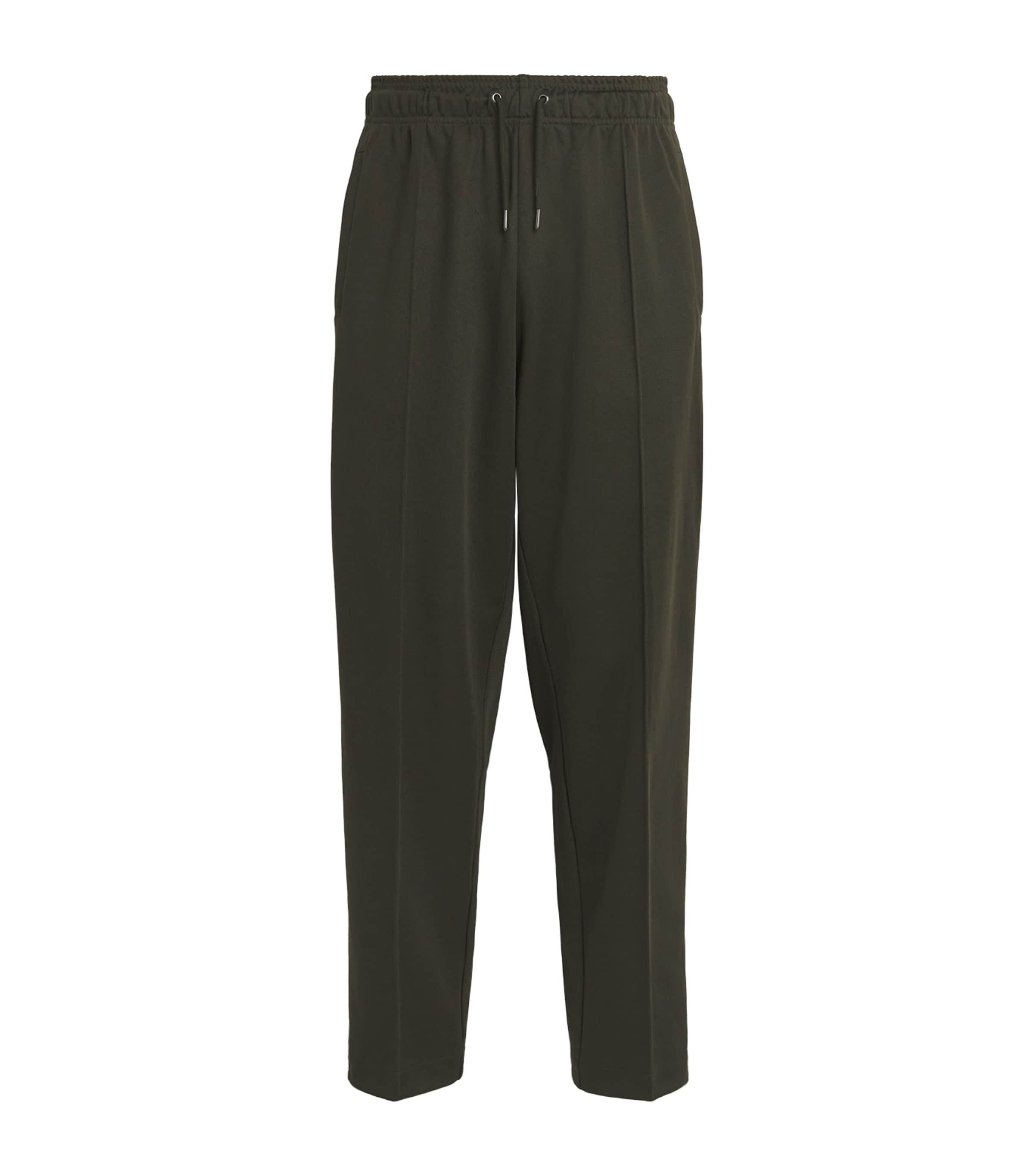 Fred Perry Mens Tape-Side Logo Track Pants Hunting Green Image 1