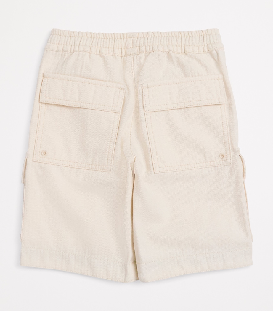 Givenchy Kids Cotton Bermuda Shorts (4-12+ Years) New Beige Image 2
