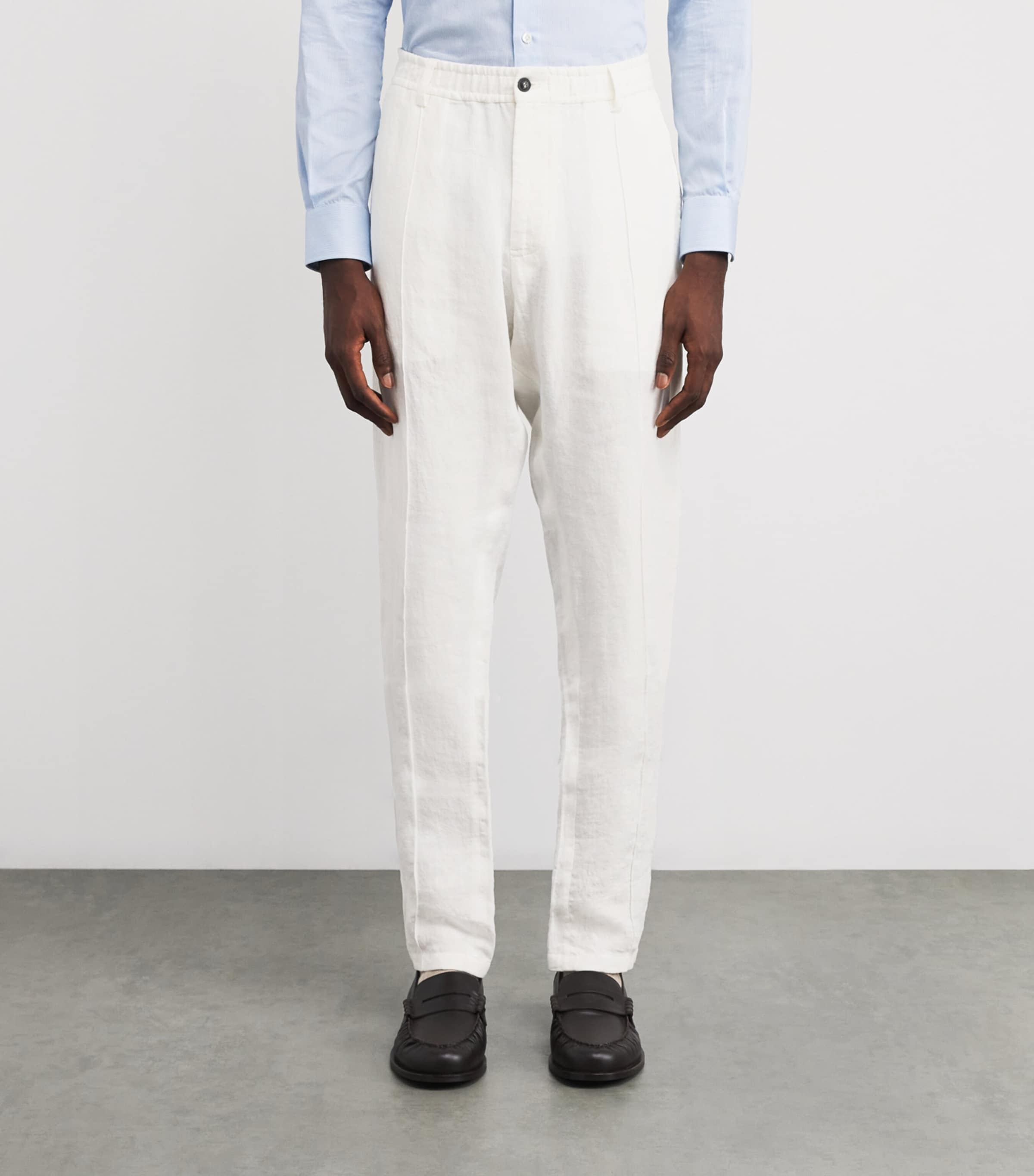 Linen Tailored Trousers 101 Image 3