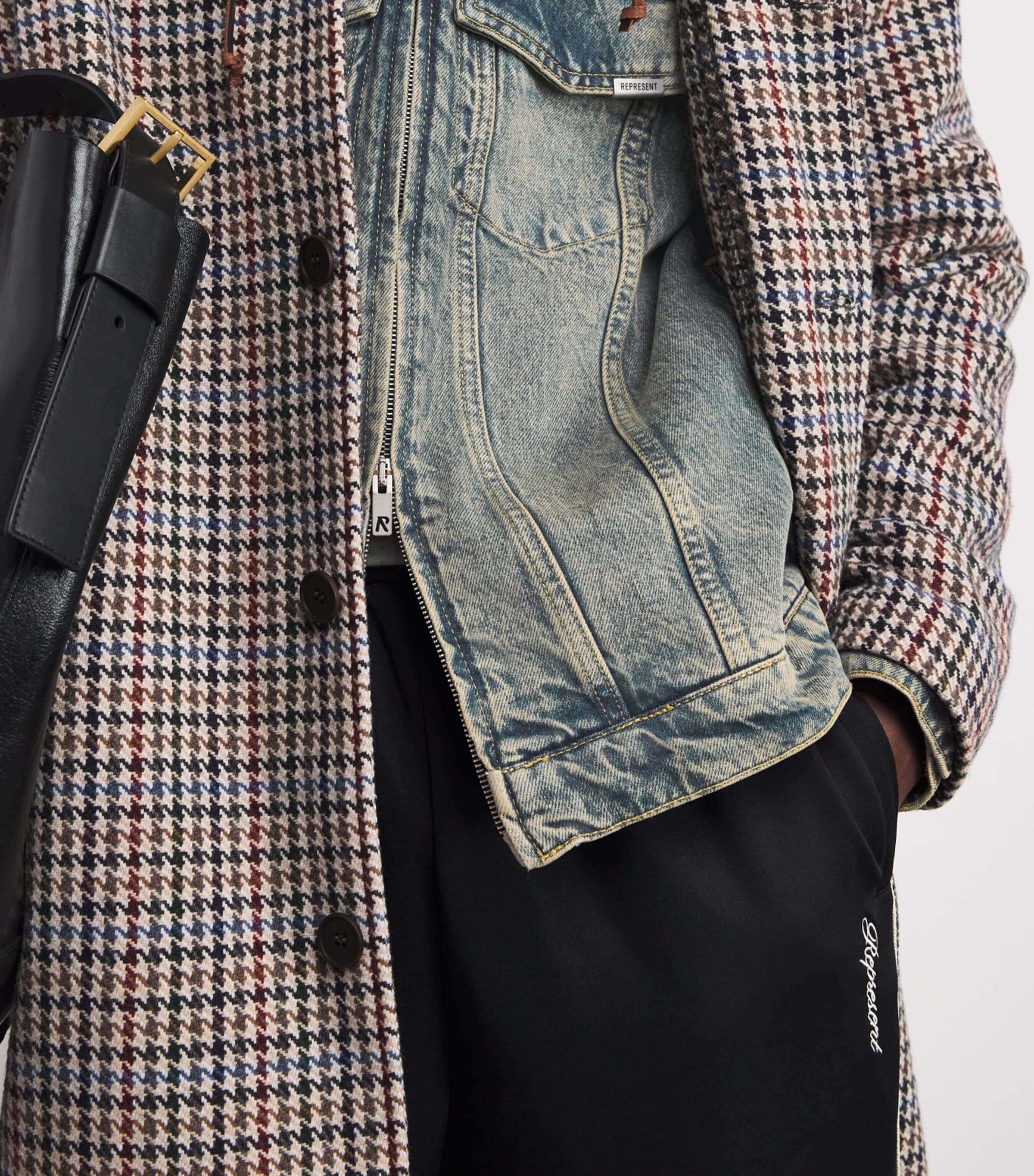 Bleached Denim Jacket BLUE CREAM Image 6