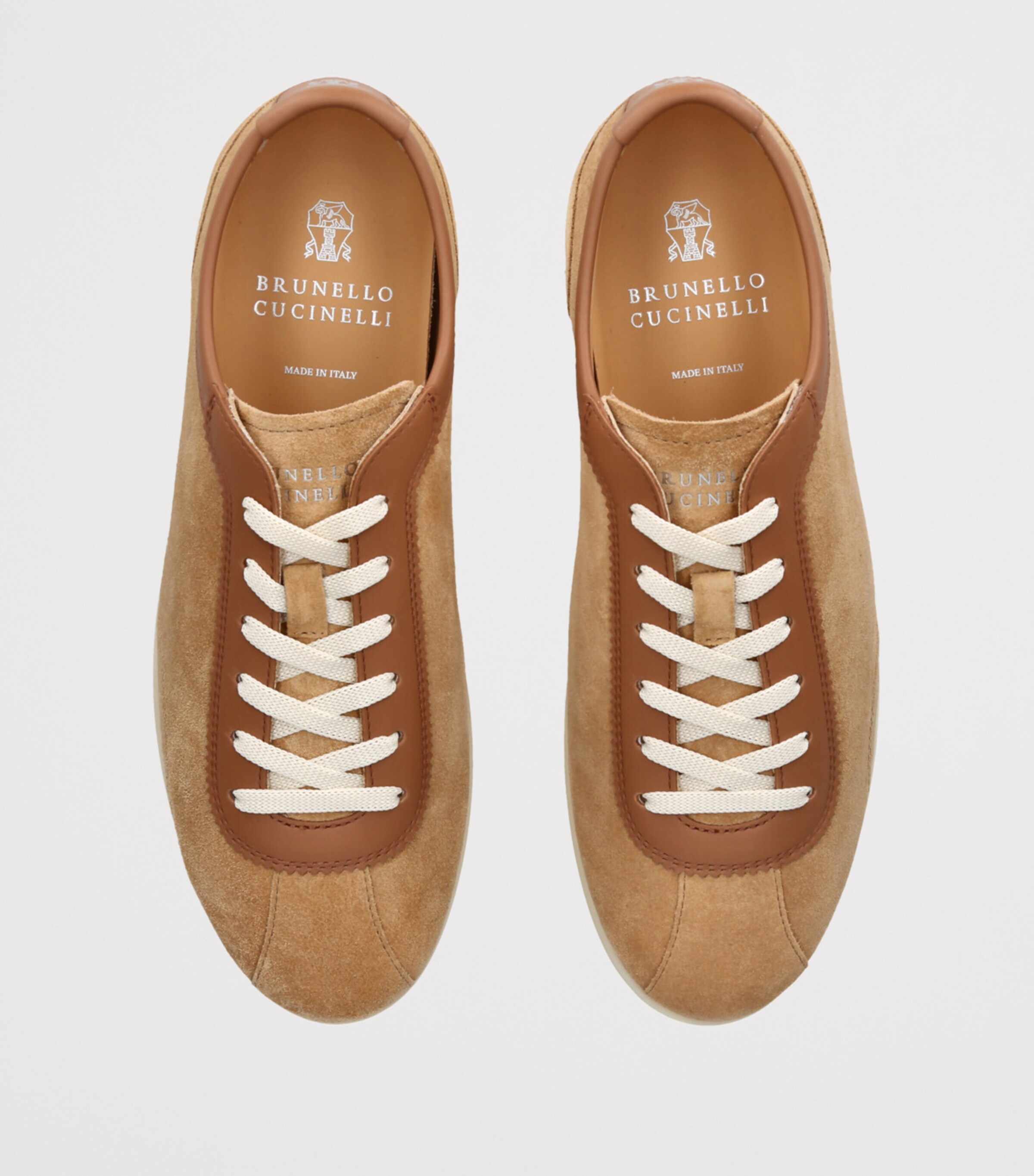 Suede Low-Top Sneakers GREY Image 4