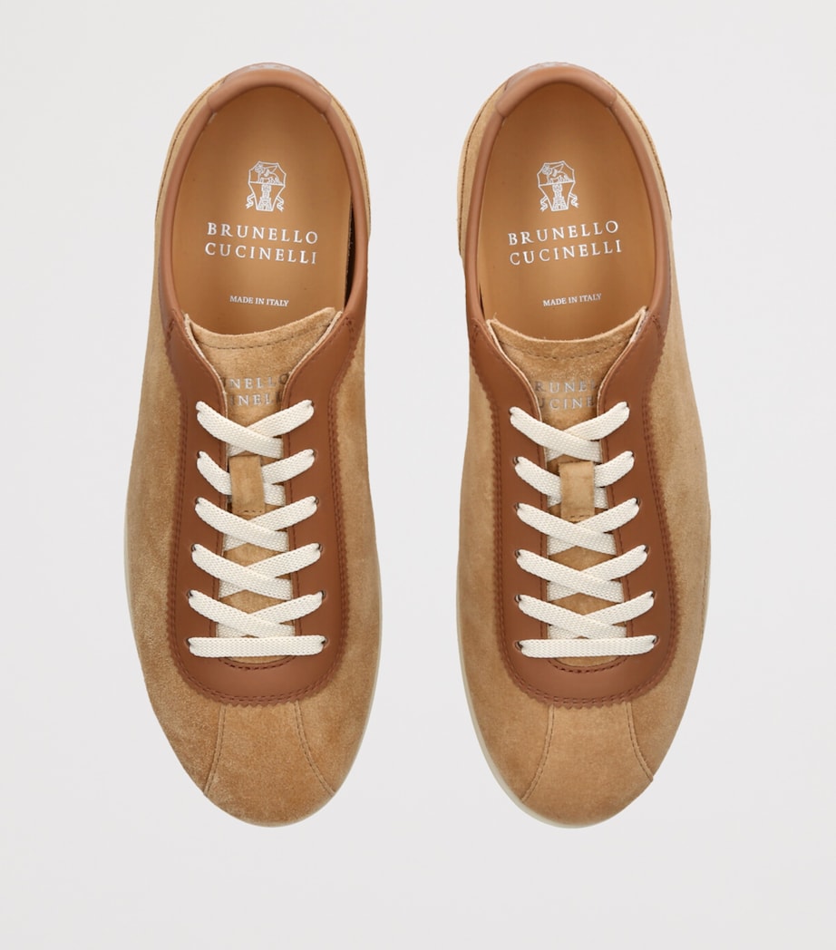 Suede Low-Top Sneakers GREY Image 4