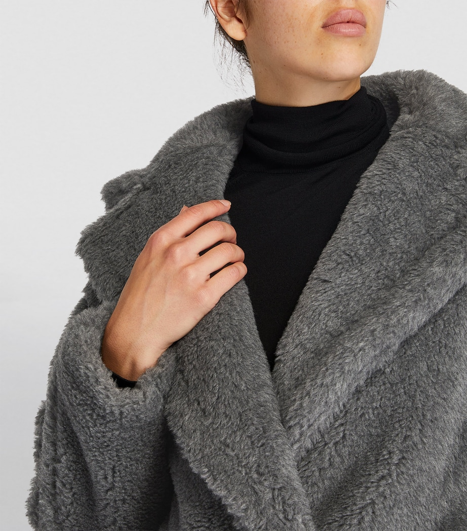 Teddy Bear Icon Coat MEDIUM GREY Image 6