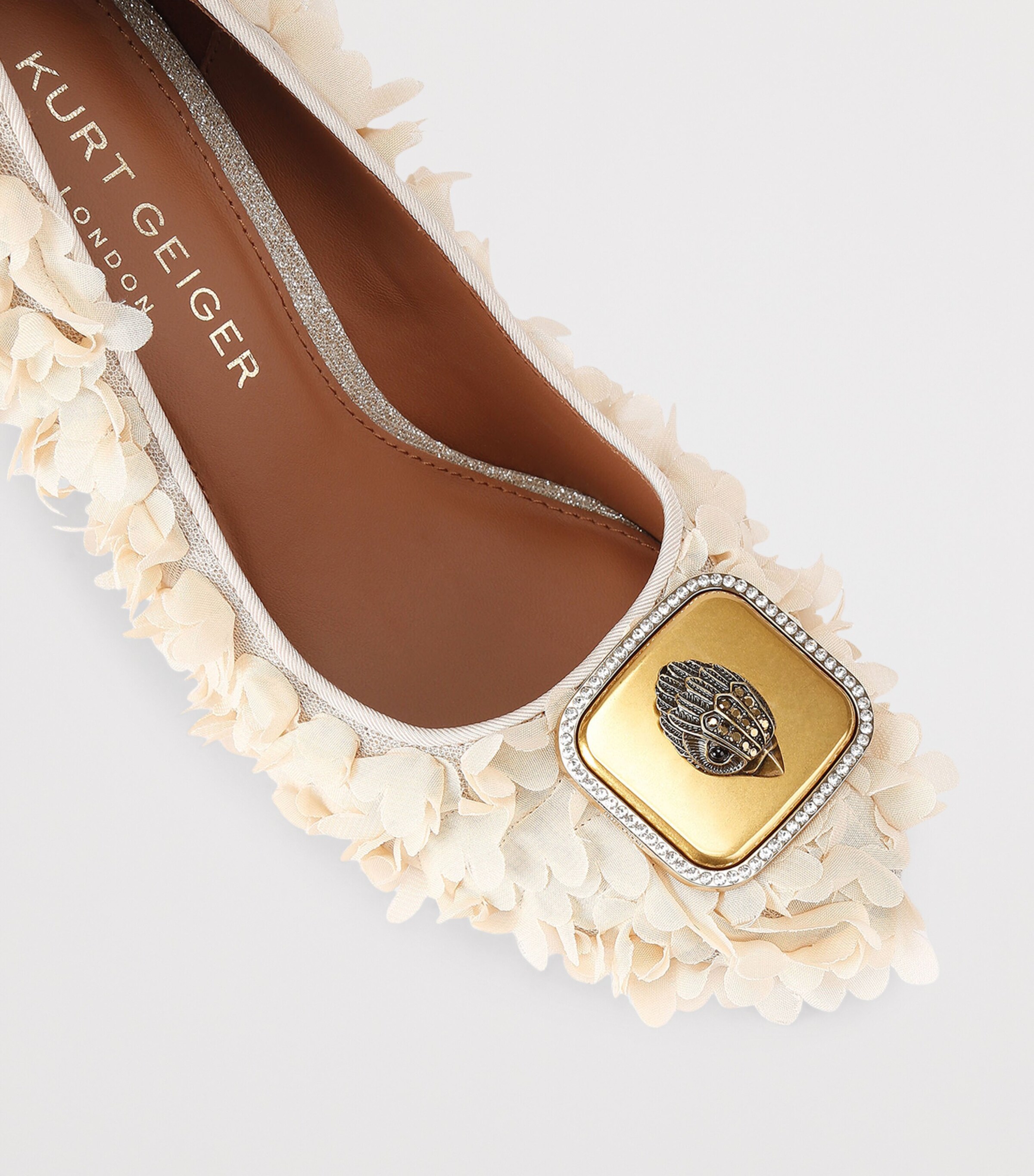 Embellished Pimlico Pumps BEIGE COMB Image 3
