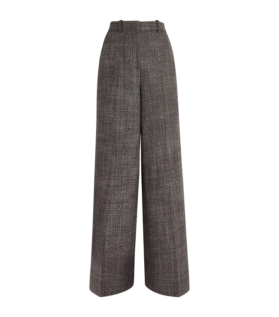 Virgin Wool Hawley Straight Trousers COCOA Image 1