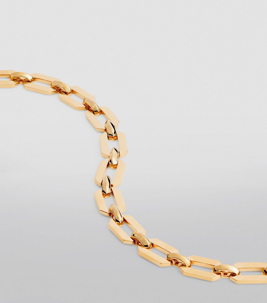 Yellow Gold Deco Chain Bracelet YELLOW GOLD Image 3