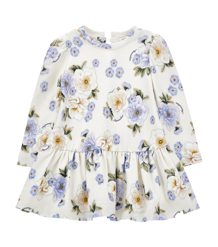 Floral Dress (3-36 Months) ECRU/CELESTE Image 2