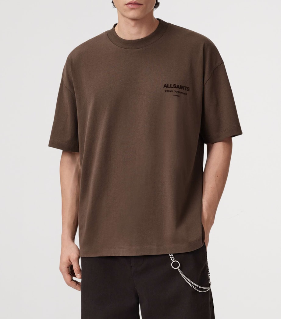 Organic Cotton Xander Oversized T-Shirt BITTER BROWN Image 4