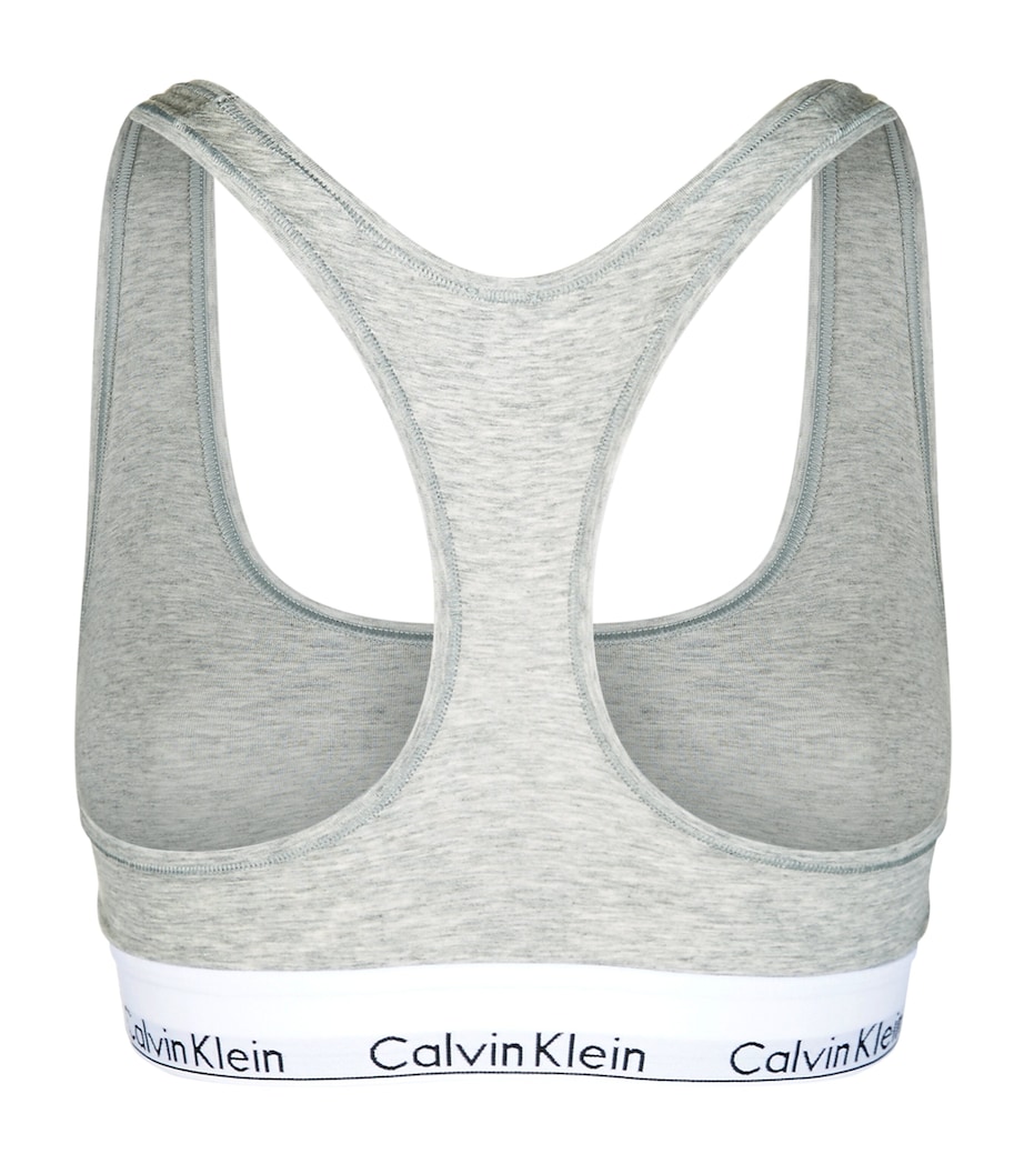 Logo Bralette 020 GREY HEATHER Image 4