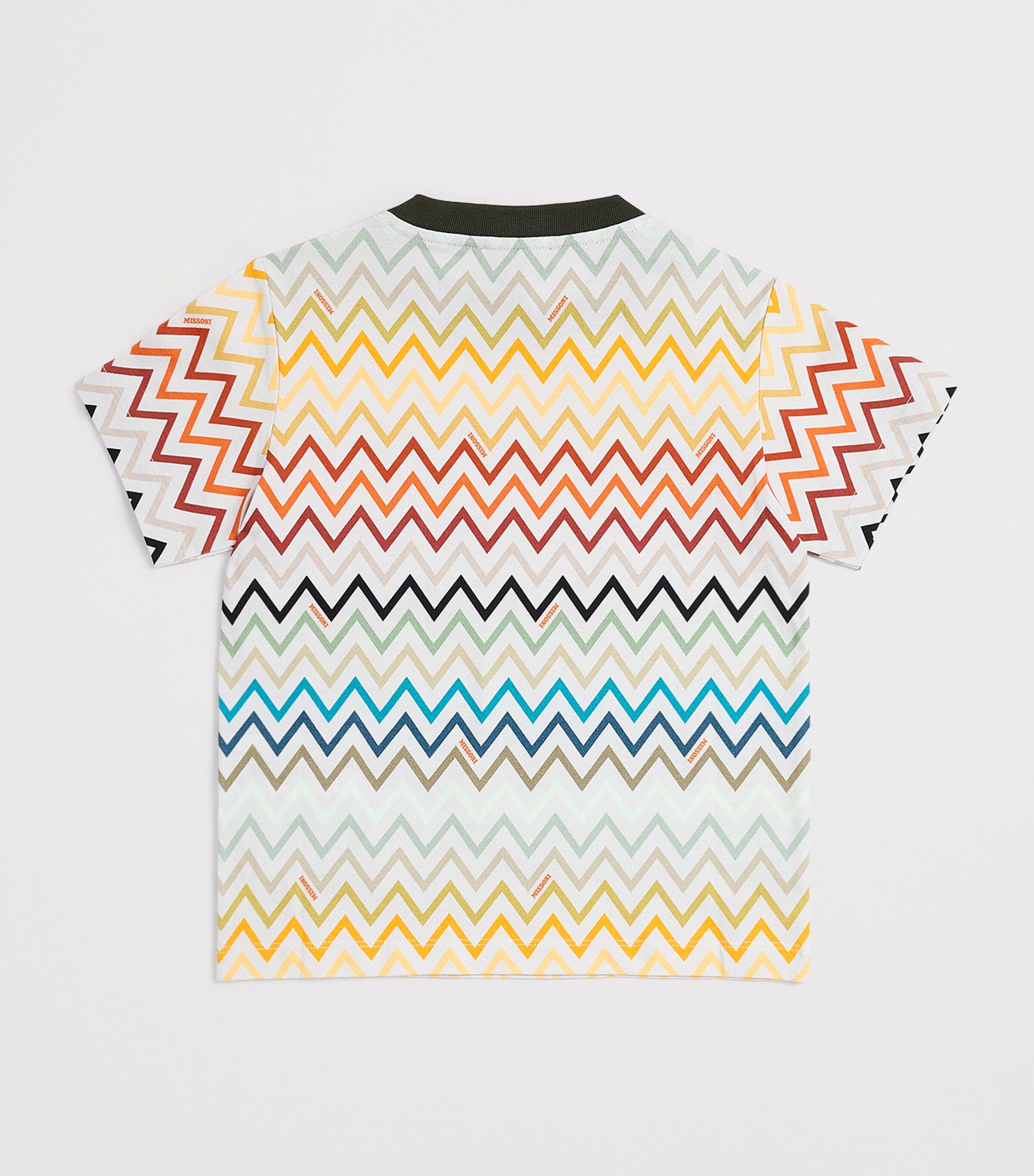 Missoni Kids Zigzag T-Shirt (4-14 Years) Grigio/multicolor Image 2