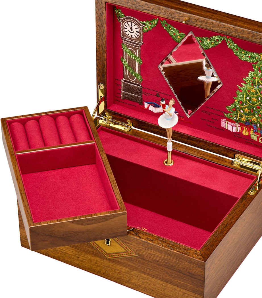 Nutcracker Musical Jewellery Box WALNUT WOOD Image 9