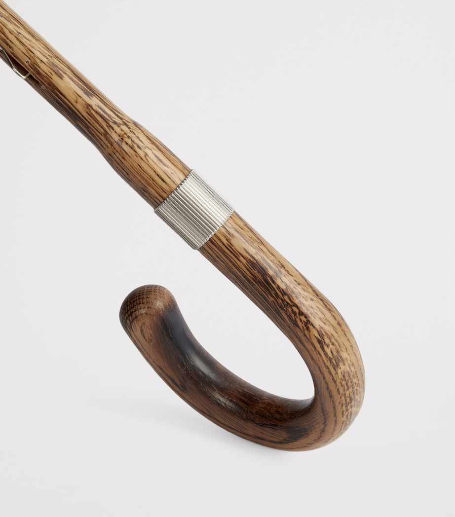 Wooden Handle Long Umbrella 202CHOCOLATE Image 3