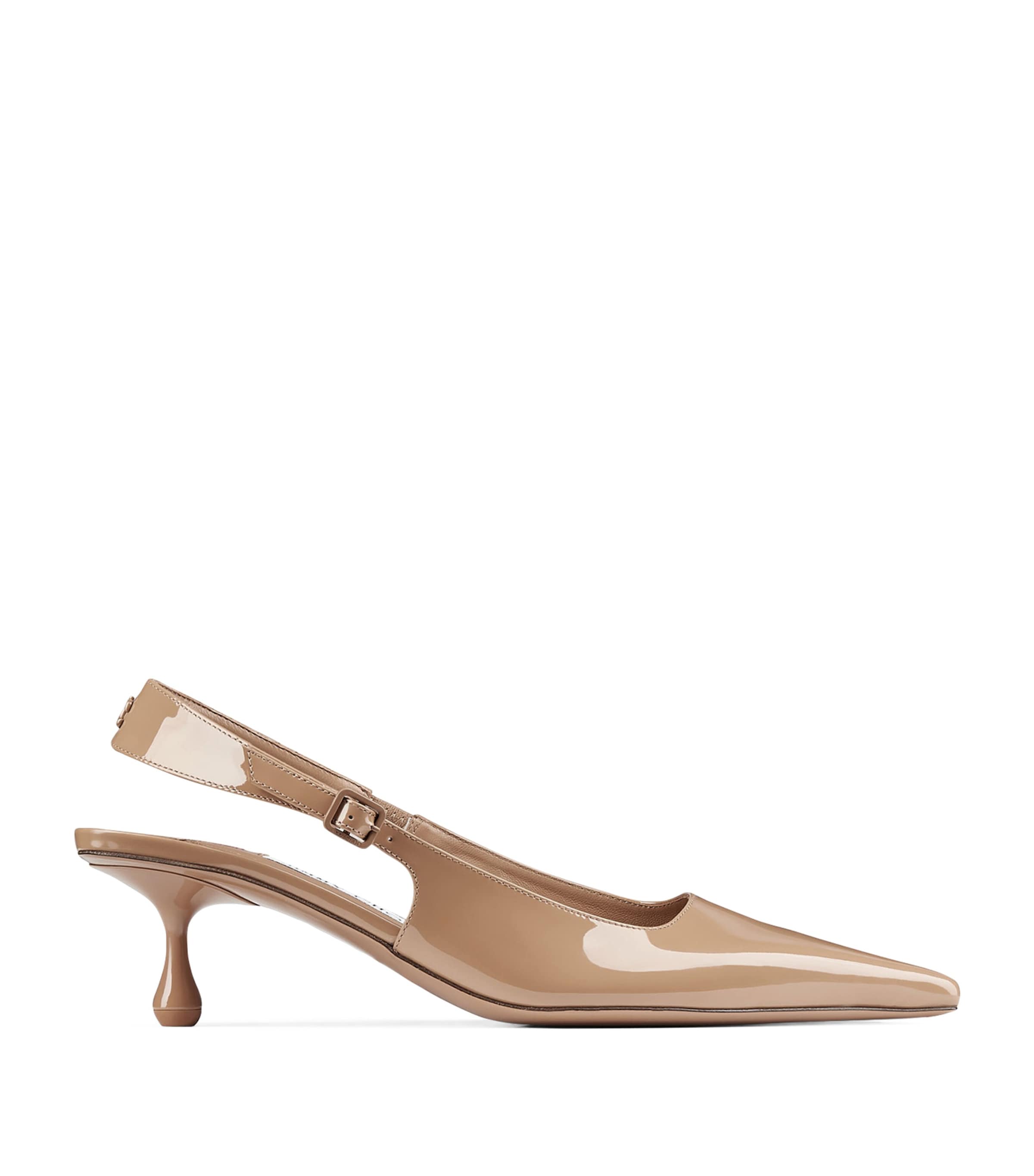 Jimmy Choo Slingback Décollet In Beige