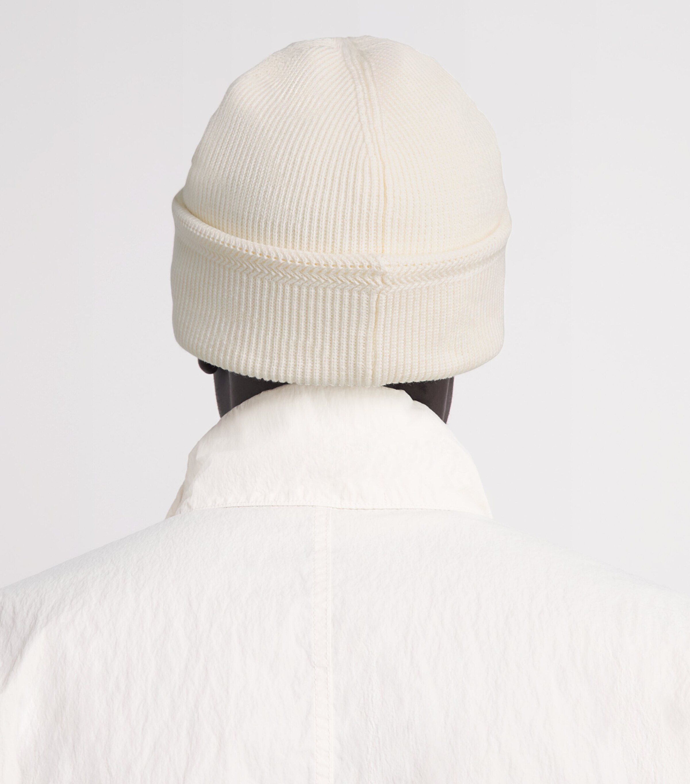 Stone Island Cotton Compass Patch Beanie Image 4
