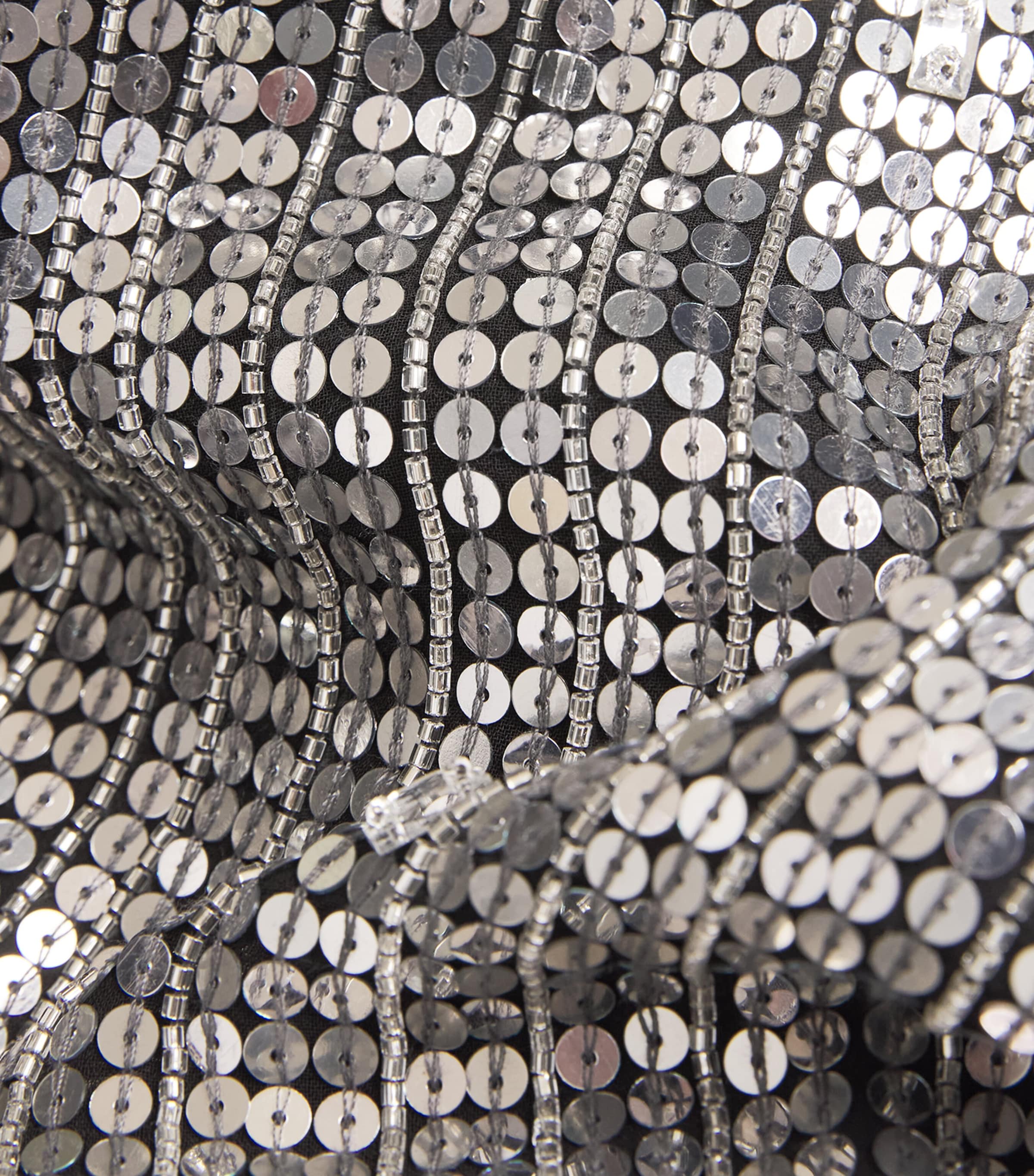 Jenny Packham Womens Sequin Foxx Gown Liquorice Image 6