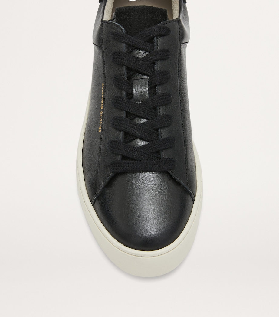 AllSaints Leather Shana Sneakers Black Image 5