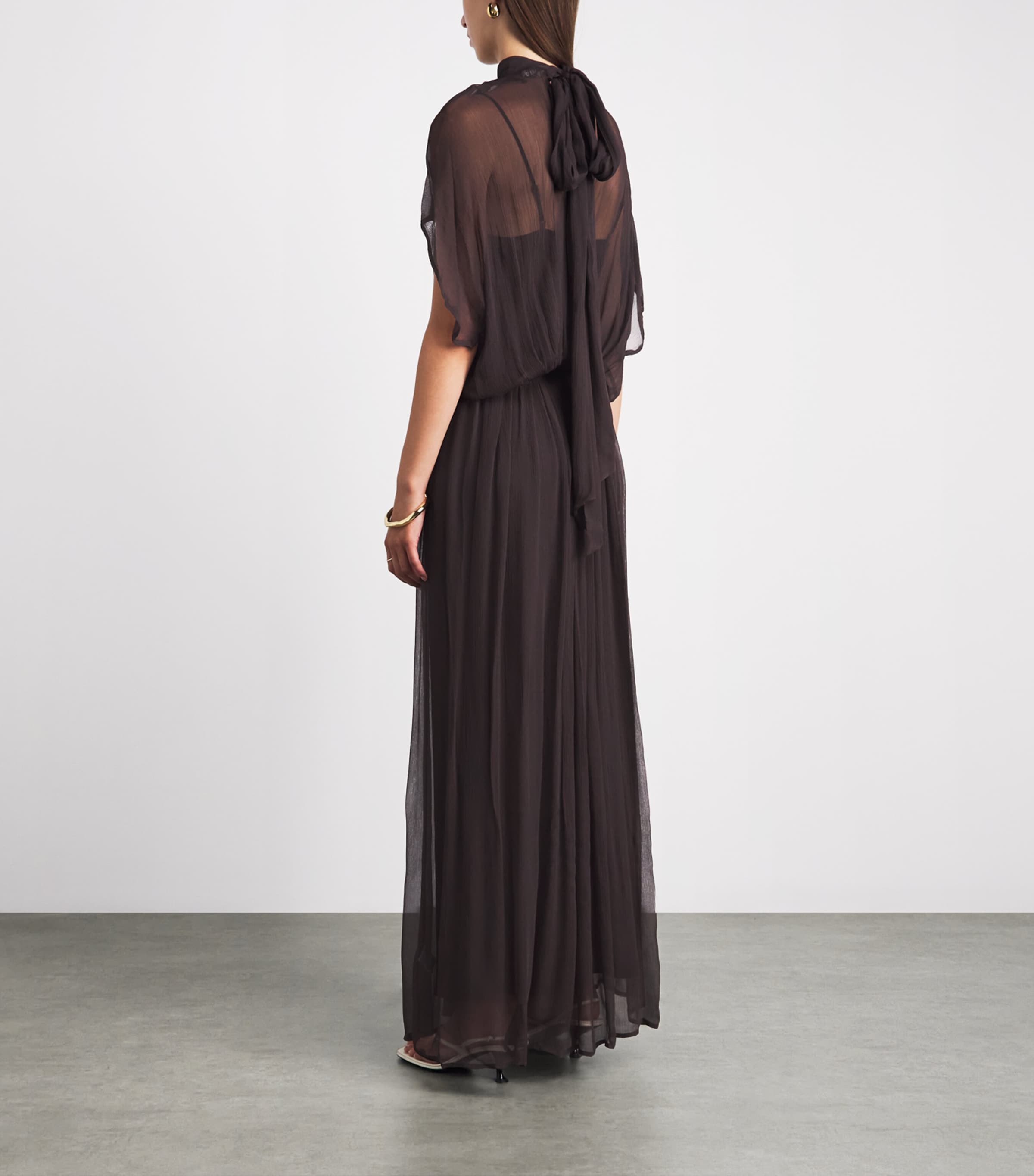 dark red chiffon bridesmaid dresses A-line V-neck With Pleats, BD0557- – MarryLover Color:Dark Tan creating a flattering silhouette Slack_2026-08-11T18:15:30.805Z Beige Shoes with Pink