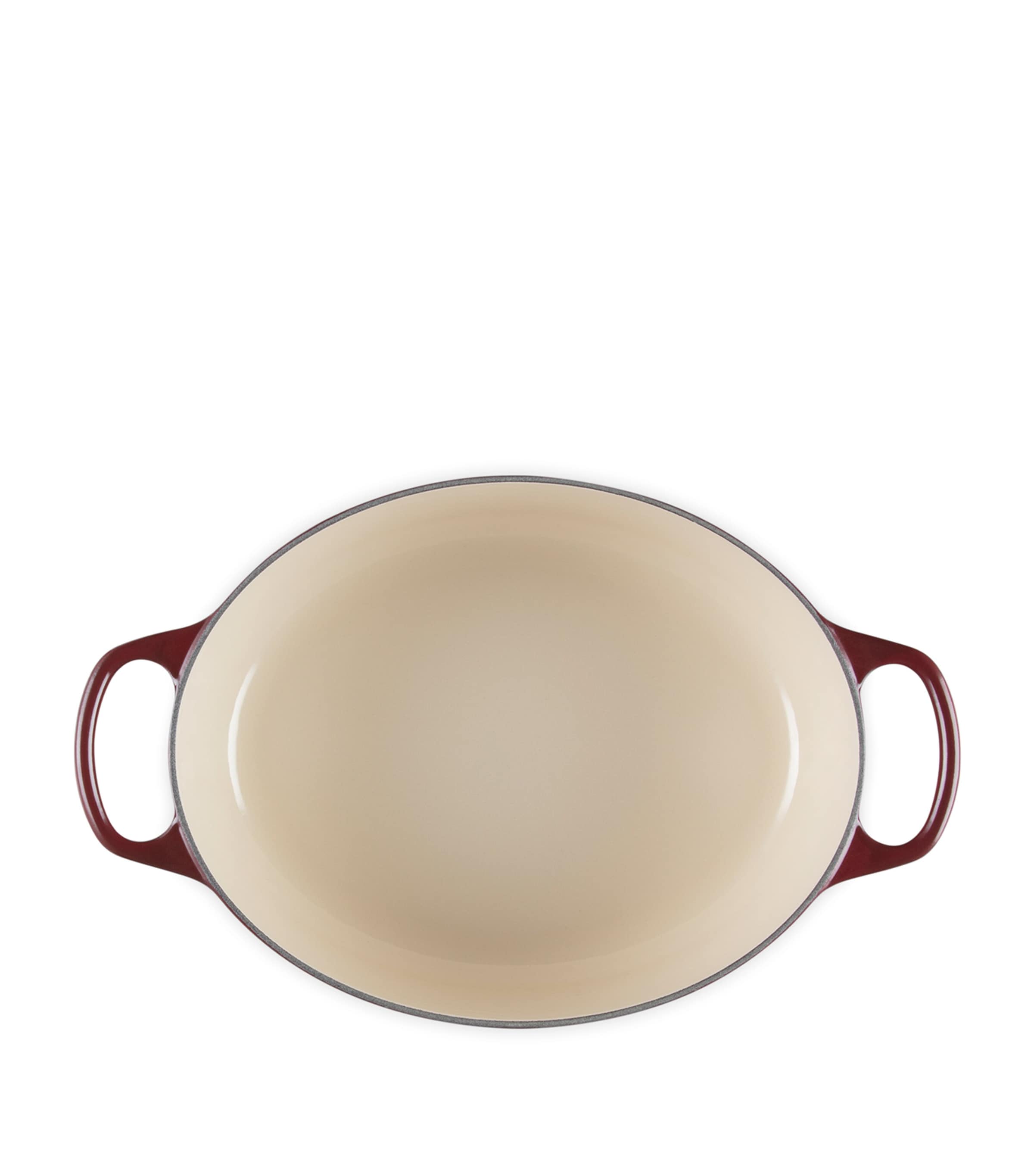 Le Creuset Cast Iron Oval Casserole Dish (29cm) Garnet Image 3
