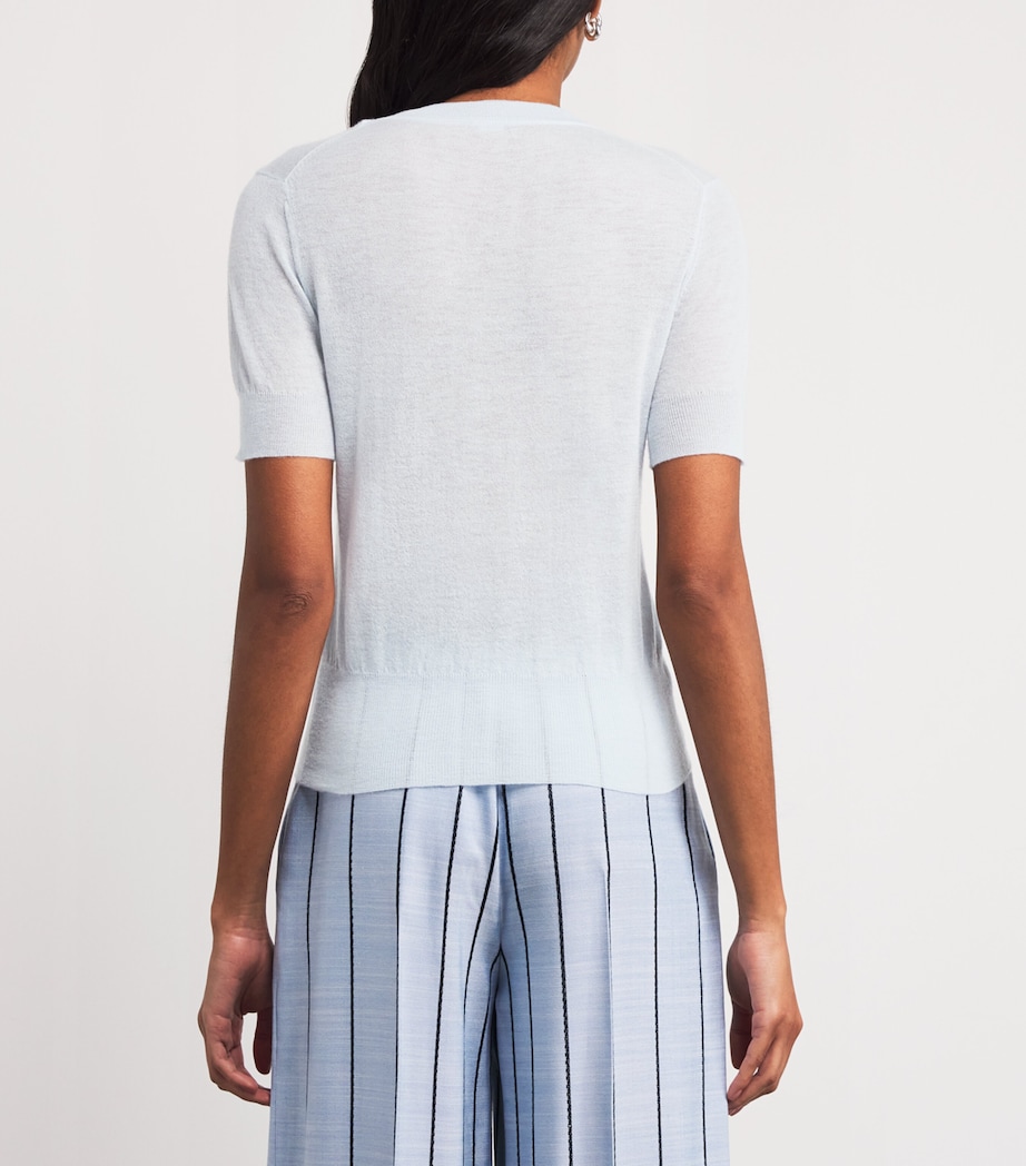 Cashmere Cashair T-Shirt OXFORD BLUE Image 4