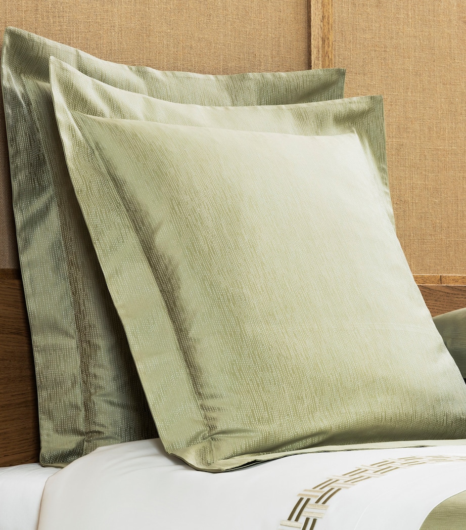 Rays Euro Sham Pillowcase (65cm x 65cm) 6E37 - TRANQUIL GREE Image 2
